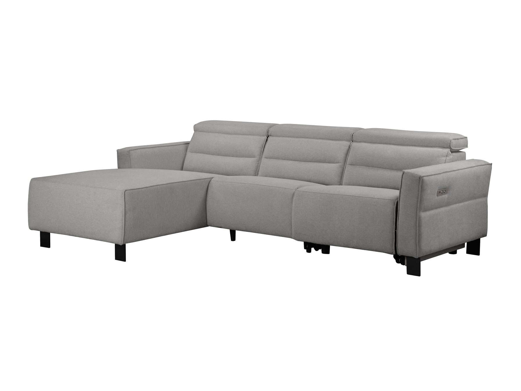 Sillón reclinable de ángulo suave Denton 1486 (Gris claro)
