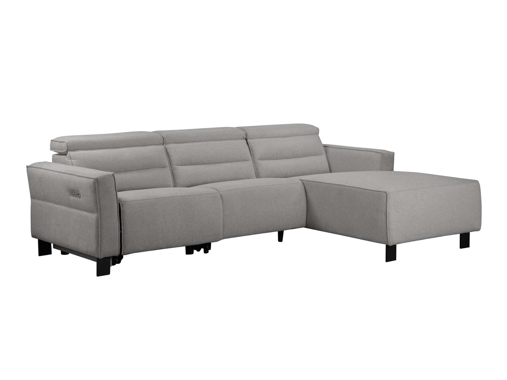 Sillón reclinable de ángulo suave Denton 1486 (Gris claro)