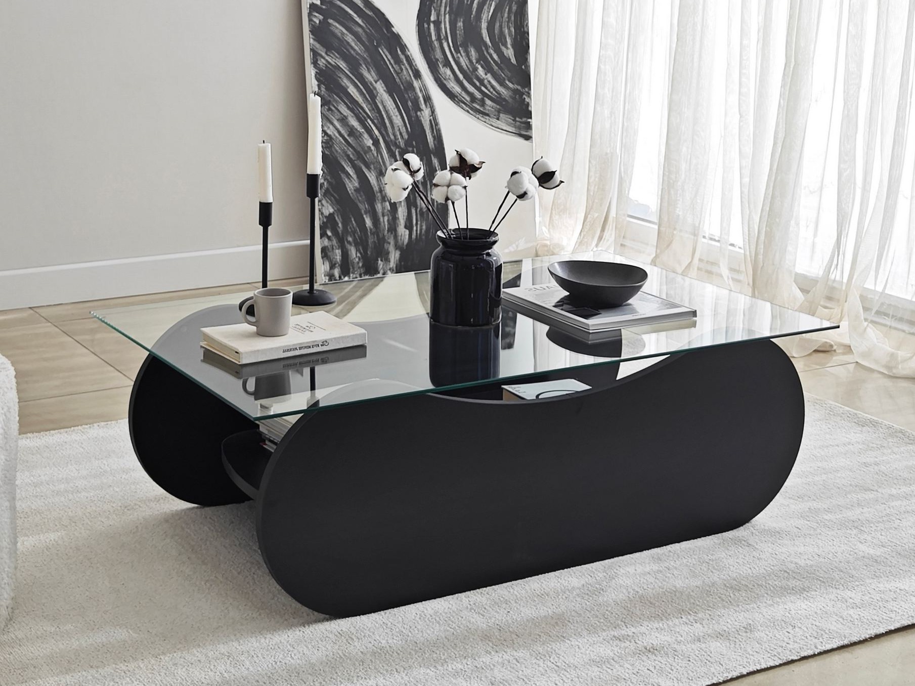 Mesa de centro Kailua 2632 (Negro)