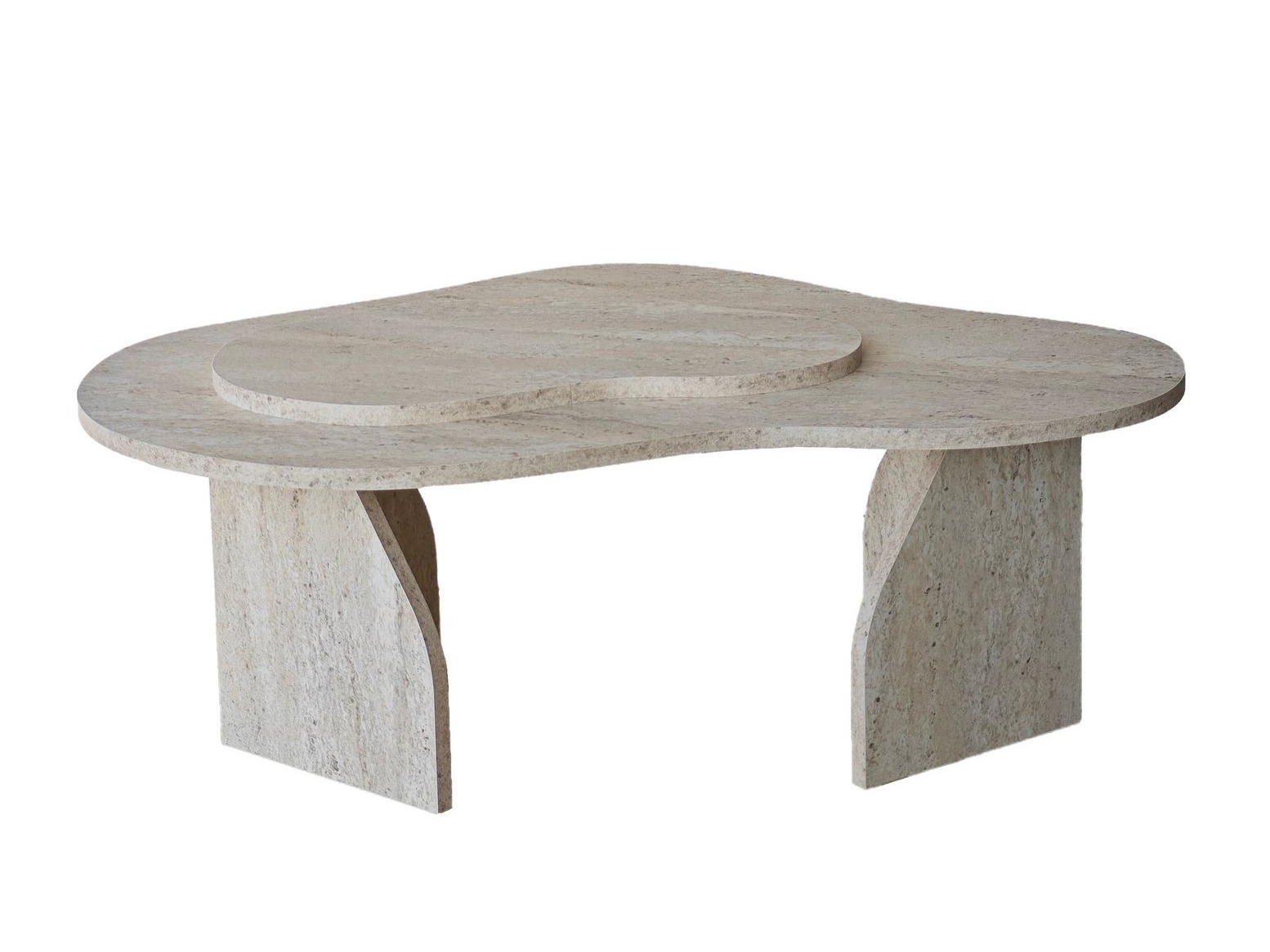 Mesa de centro Kailua 2633 (Travertino claro)