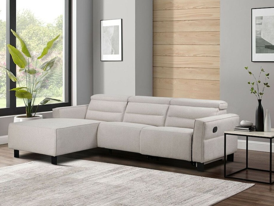 Sillón reclinable de ángulo suave Denton 1487 (Crema)