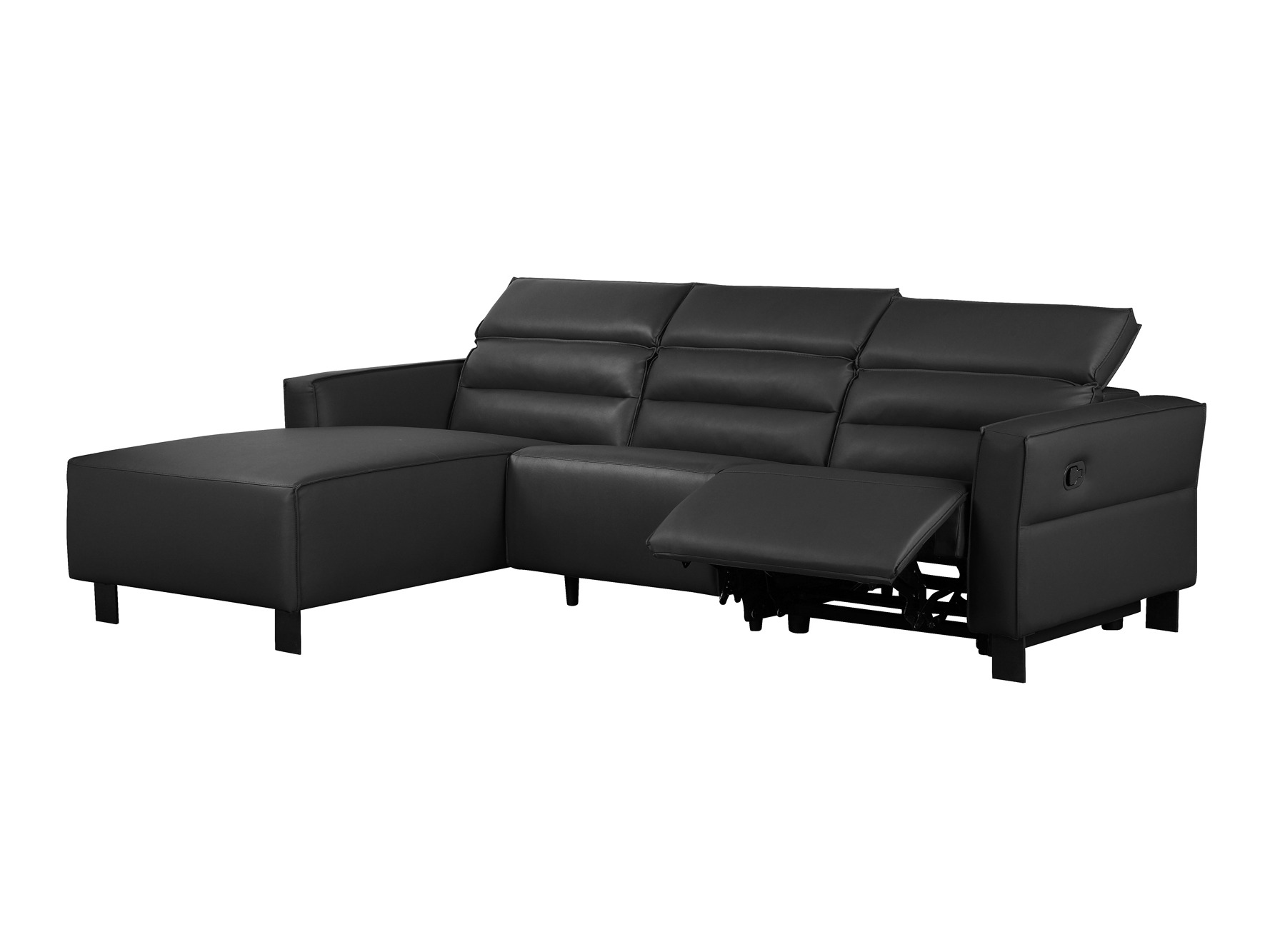 Sillón reclinable de ángulo suave Denton 1487 (Negro)