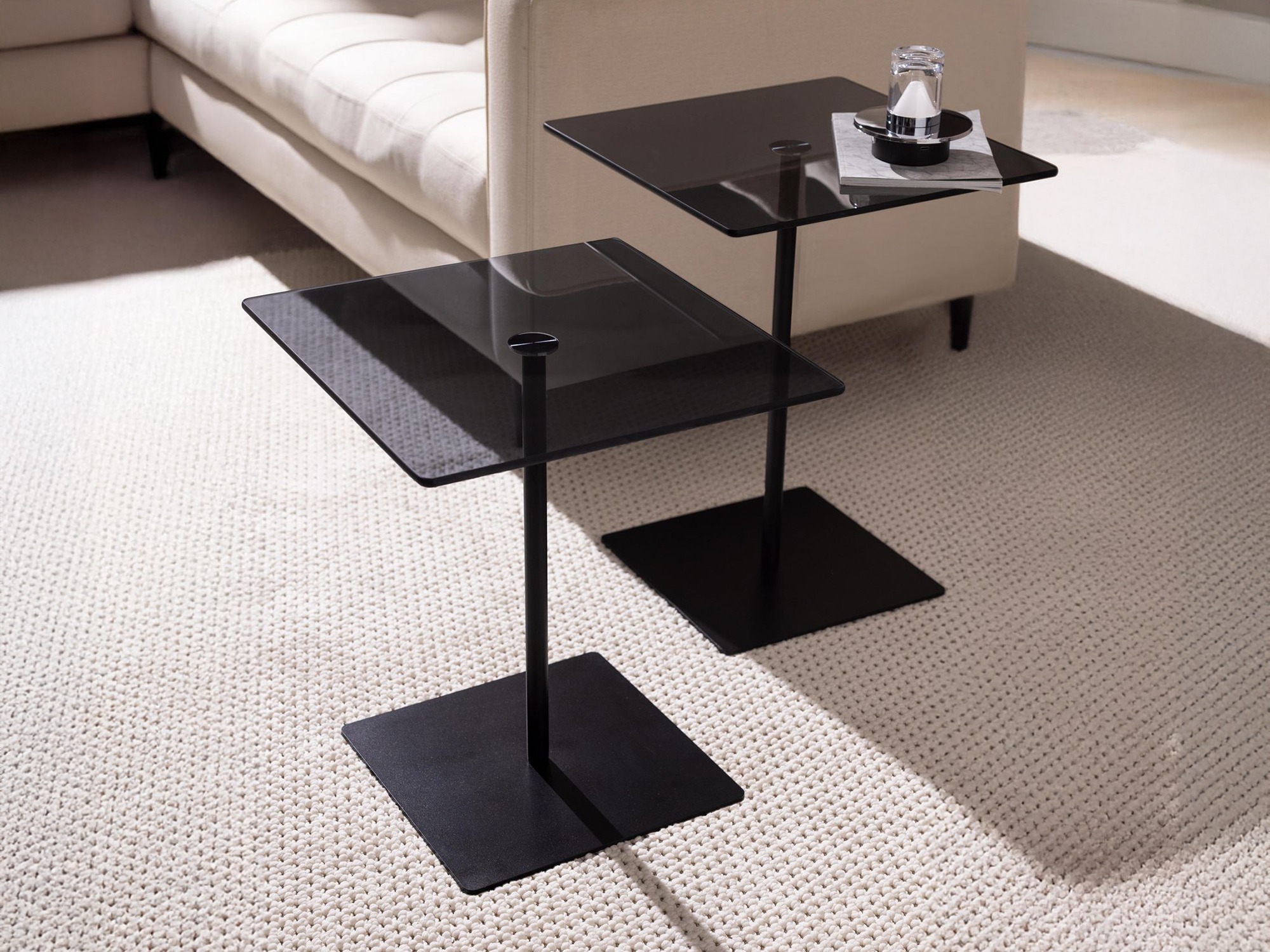 Conjunto de mesas auxiliares Kailua 2639 (Negro)