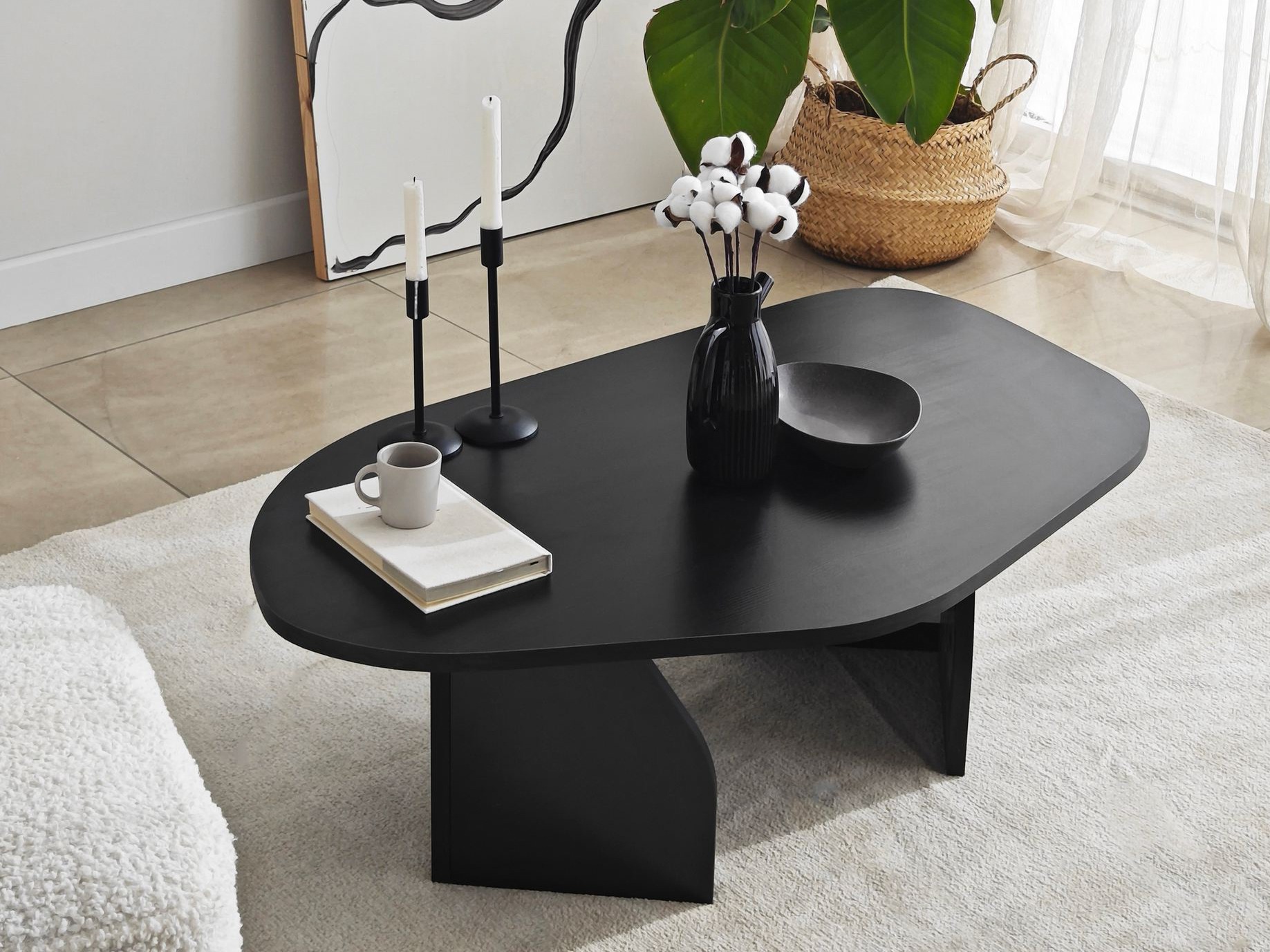 Mesa de centro Kailua 2637 (Negro)