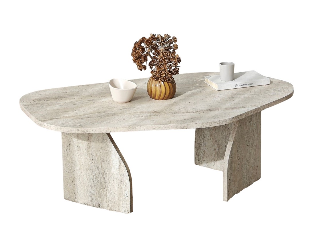 Mesa de centro Kailua 2637 (Travertino claro)