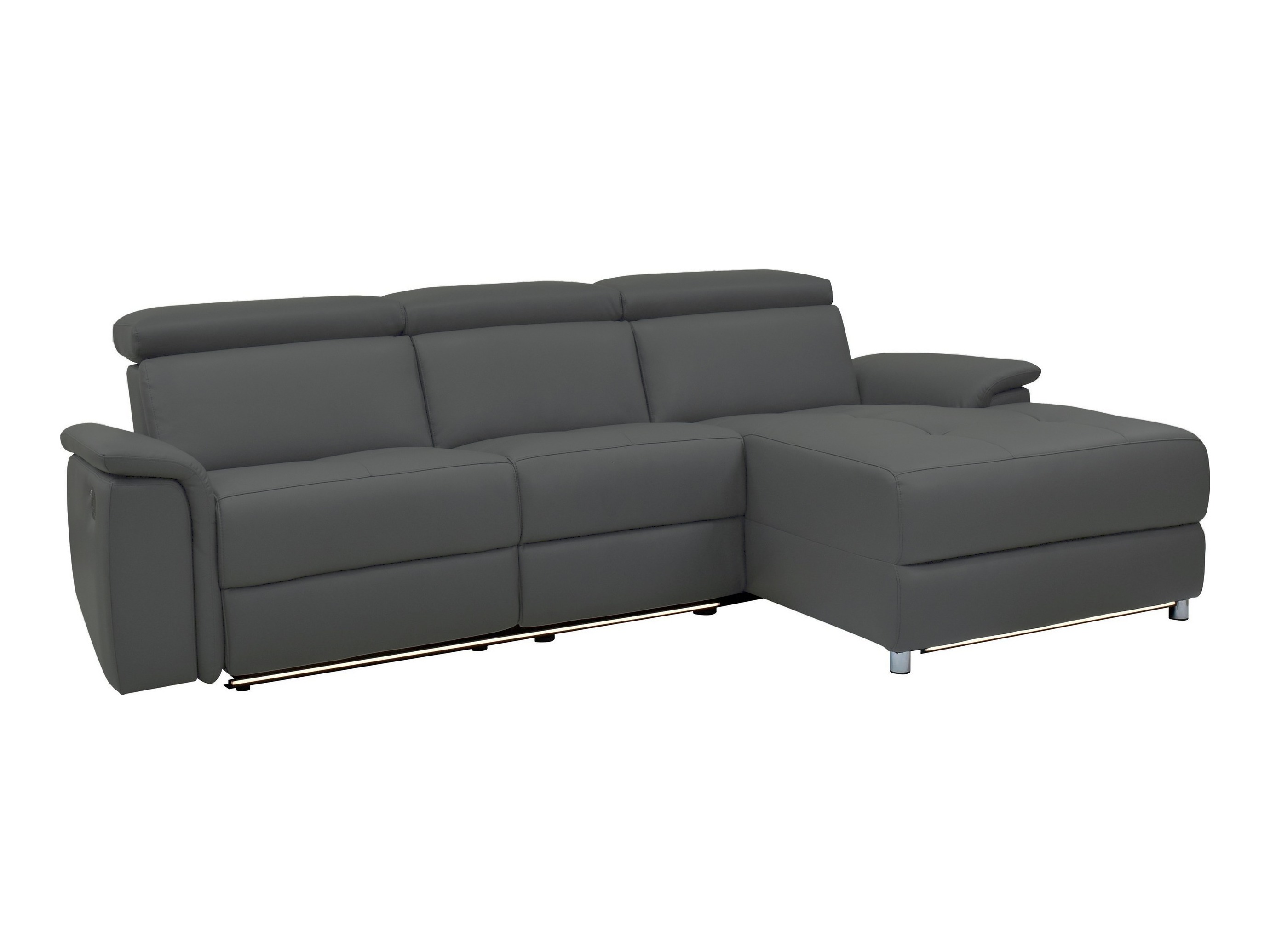 Sillón reclinable de ángulo suave Denton 1489 (Gris)