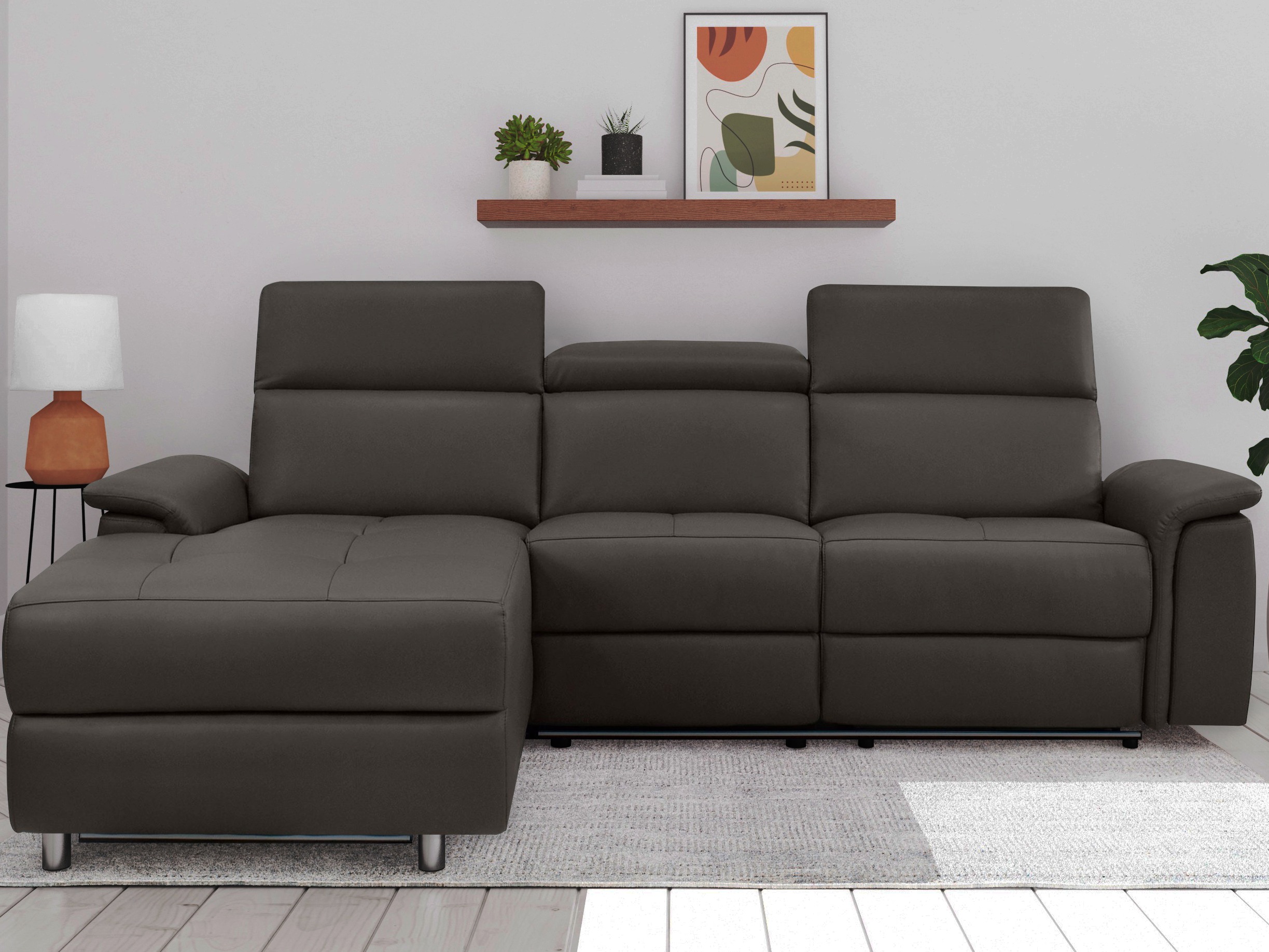 Sillón reclinable de ángulo suave Denton 1489 (Marrón)