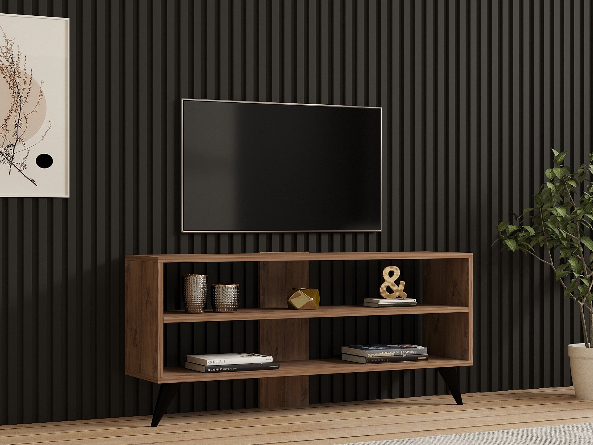 Mueble TV Kailua 2591 (Pino oscuro)