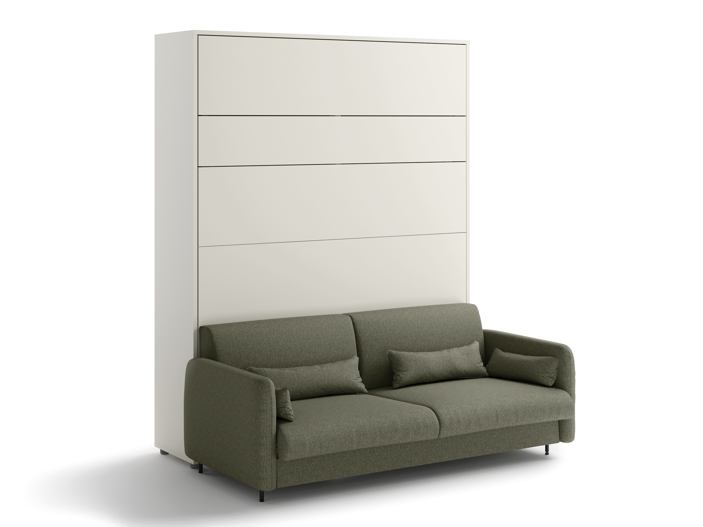 Cama plegable Concept Lenart VII (Cachemira + Verde)