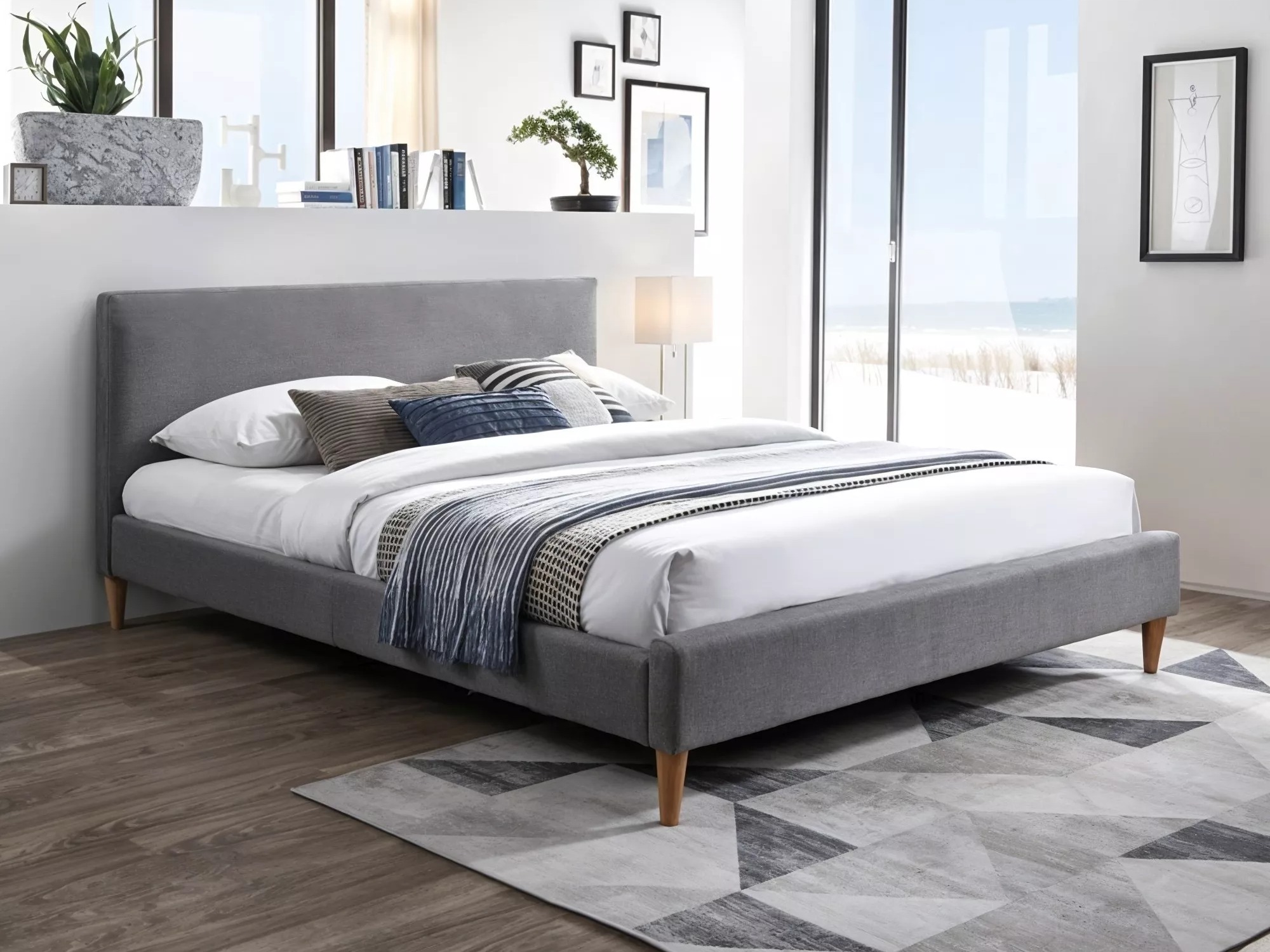 Cama Detroit 100 (Gris)