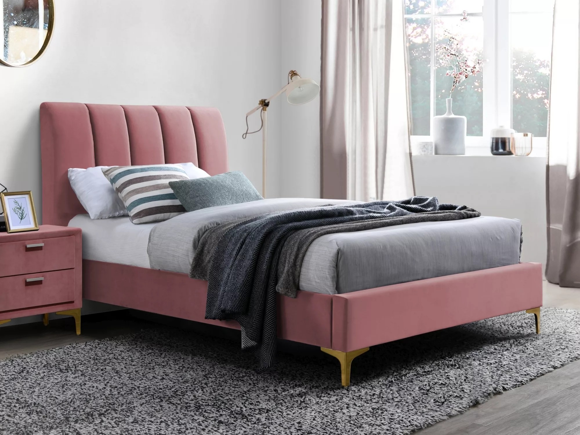 Cama Detroit 808 (Rosa)
