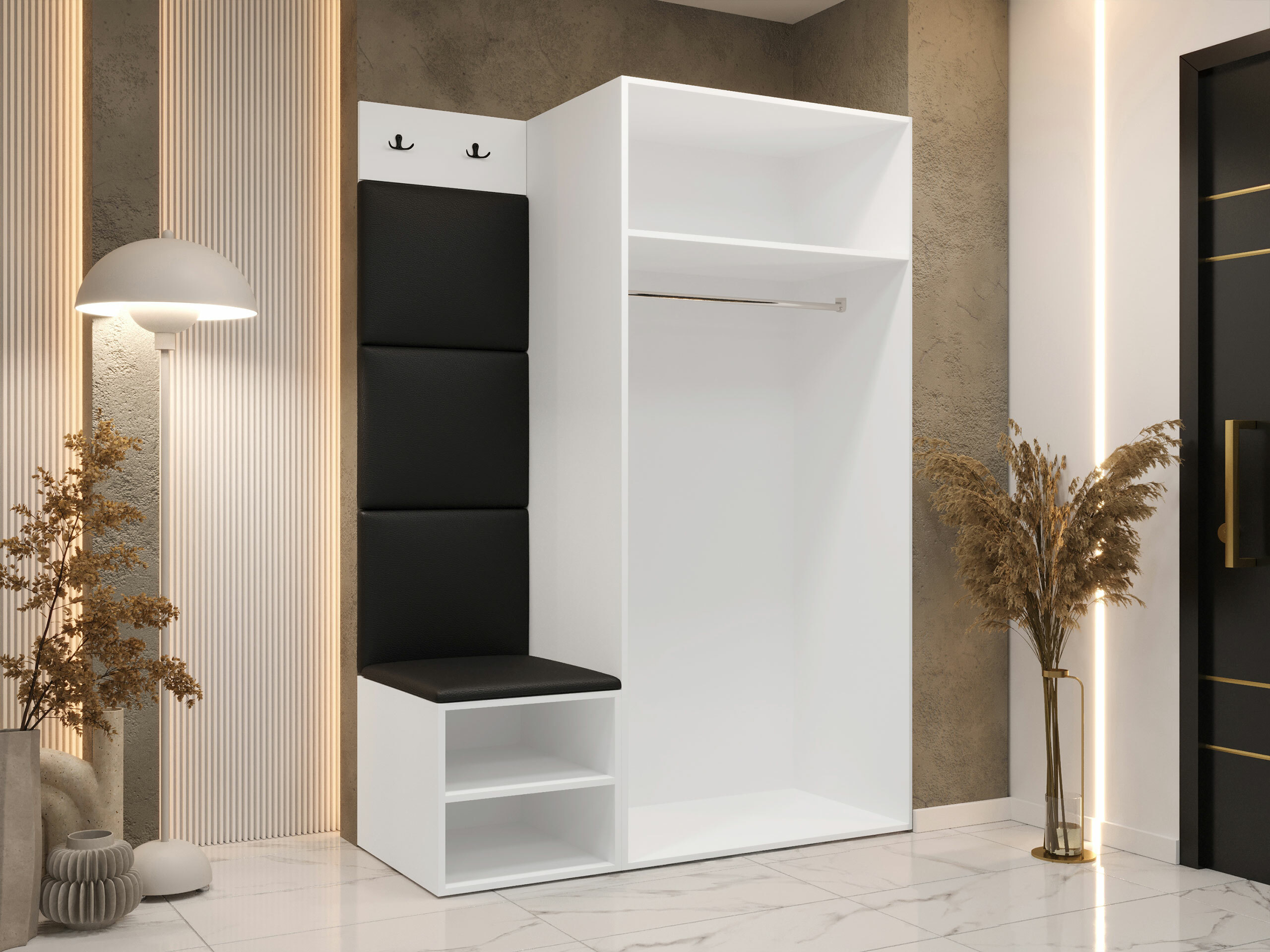 Conjunto para recibidor Hartford 523 (Blanco)