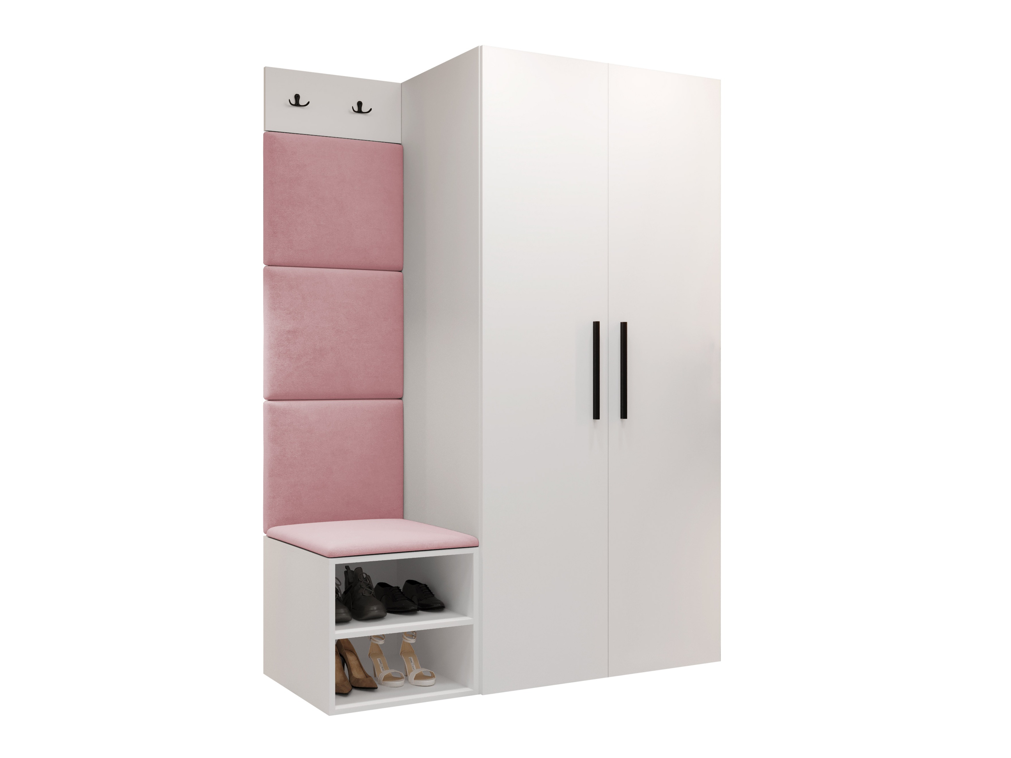 Conjunto para recibidor Hartford 523 (Blanco)