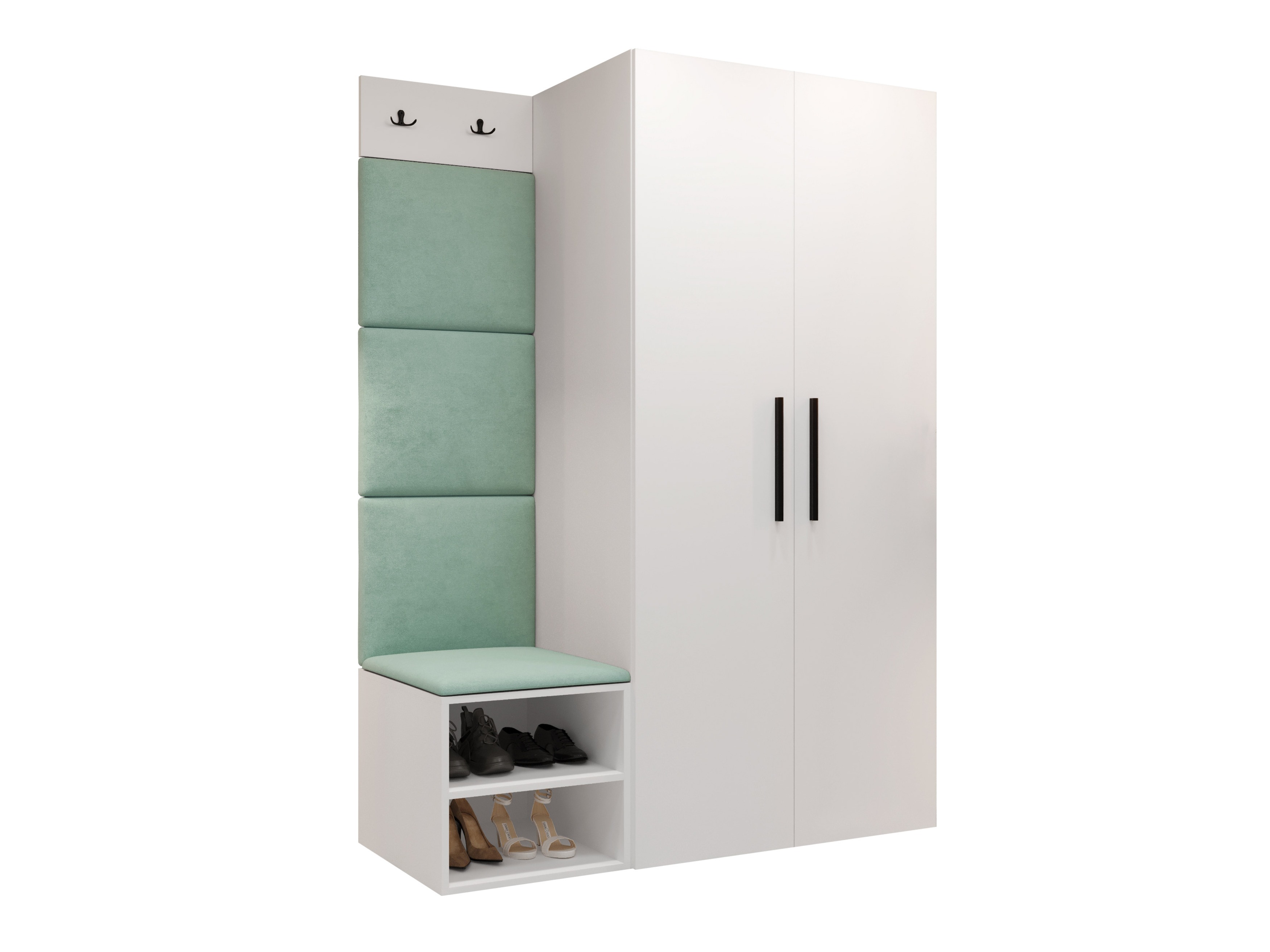 Conjunto para recibidor Hartford 523 (Blanco)