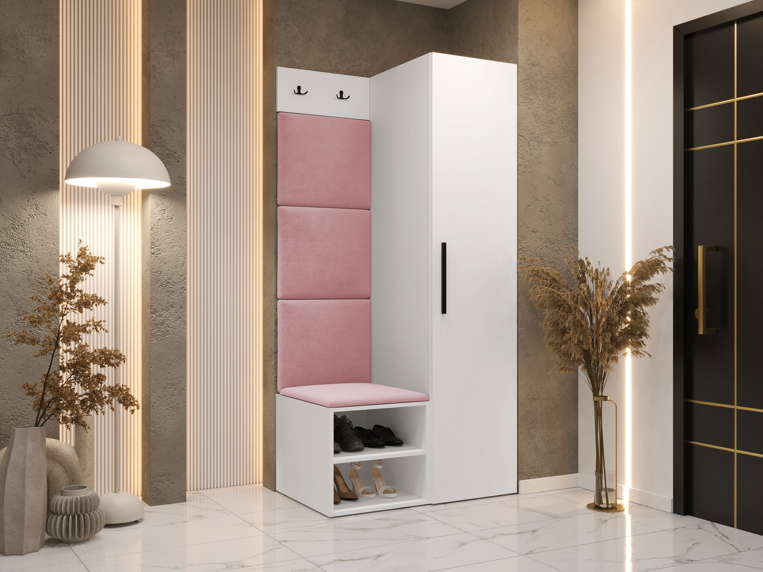 Conjunto para recibidor Hartford 524 (Blanco)