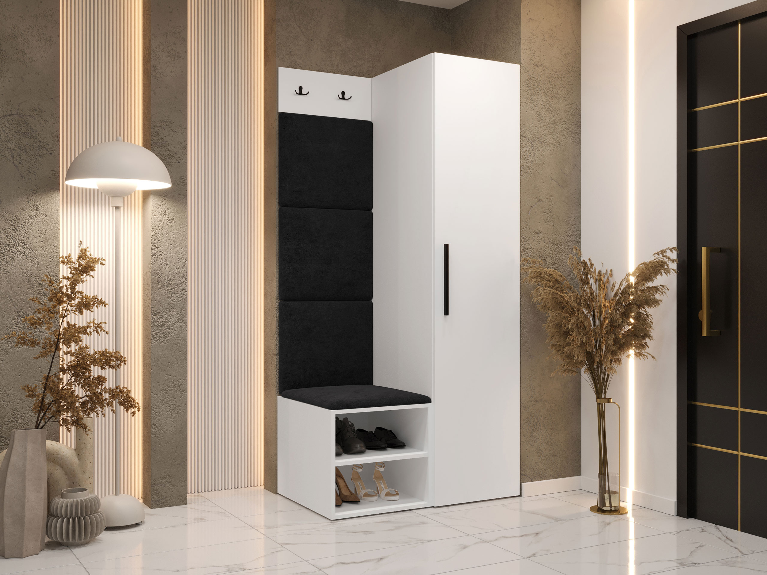 Conjunto para recibidor Hartford 524 (Blanco)