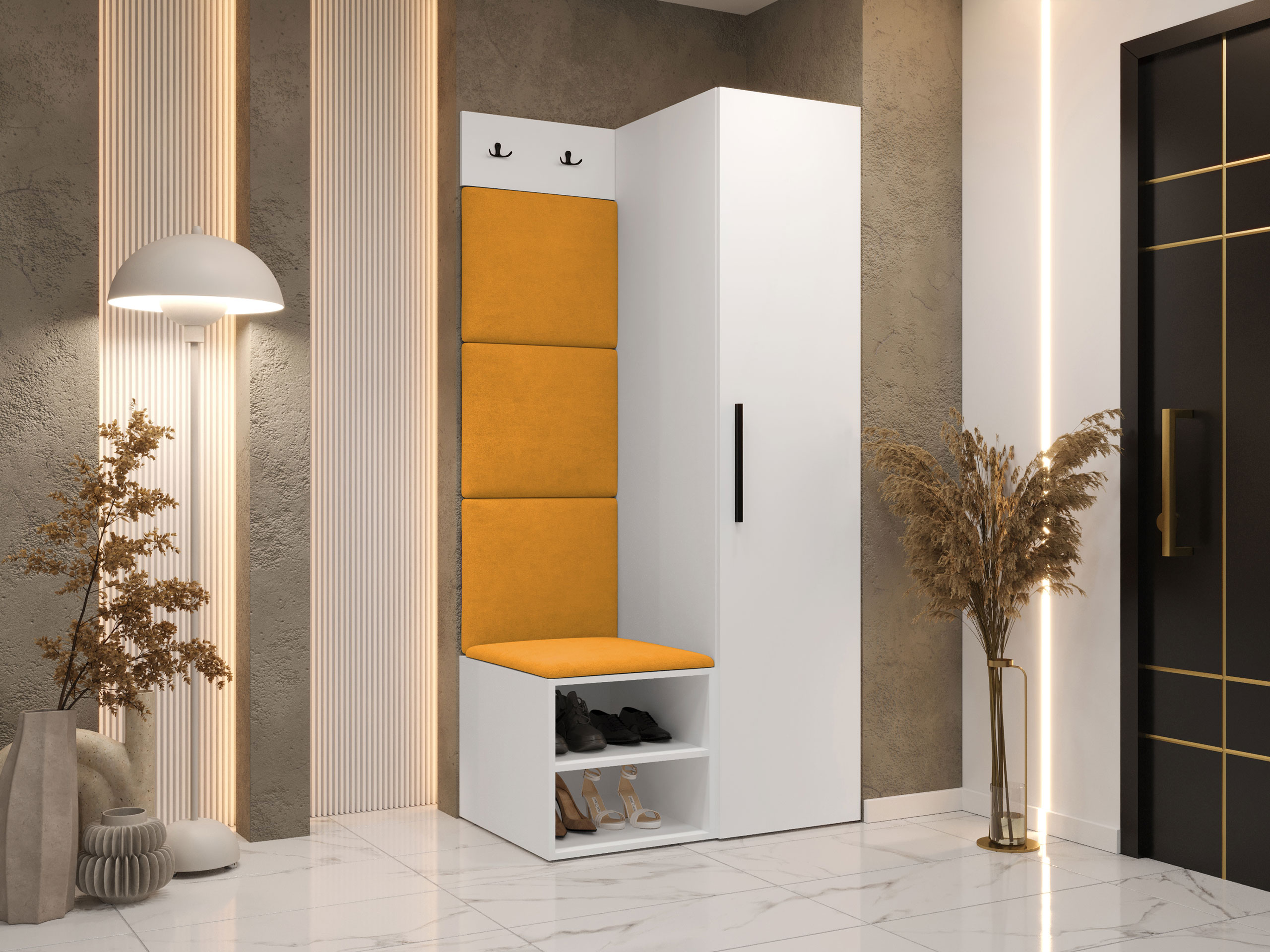 Conjunto para recibidor Hartford 524 (Blanco)