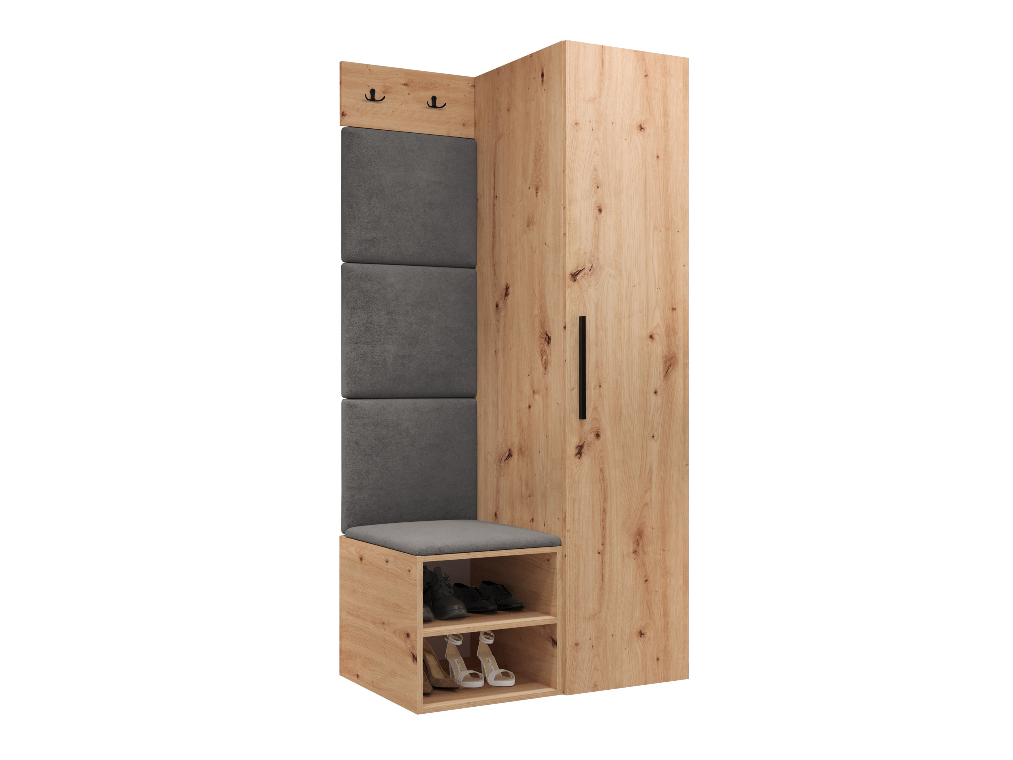 Conjunto para recibidor Hartford 524 (Roble Artisan)