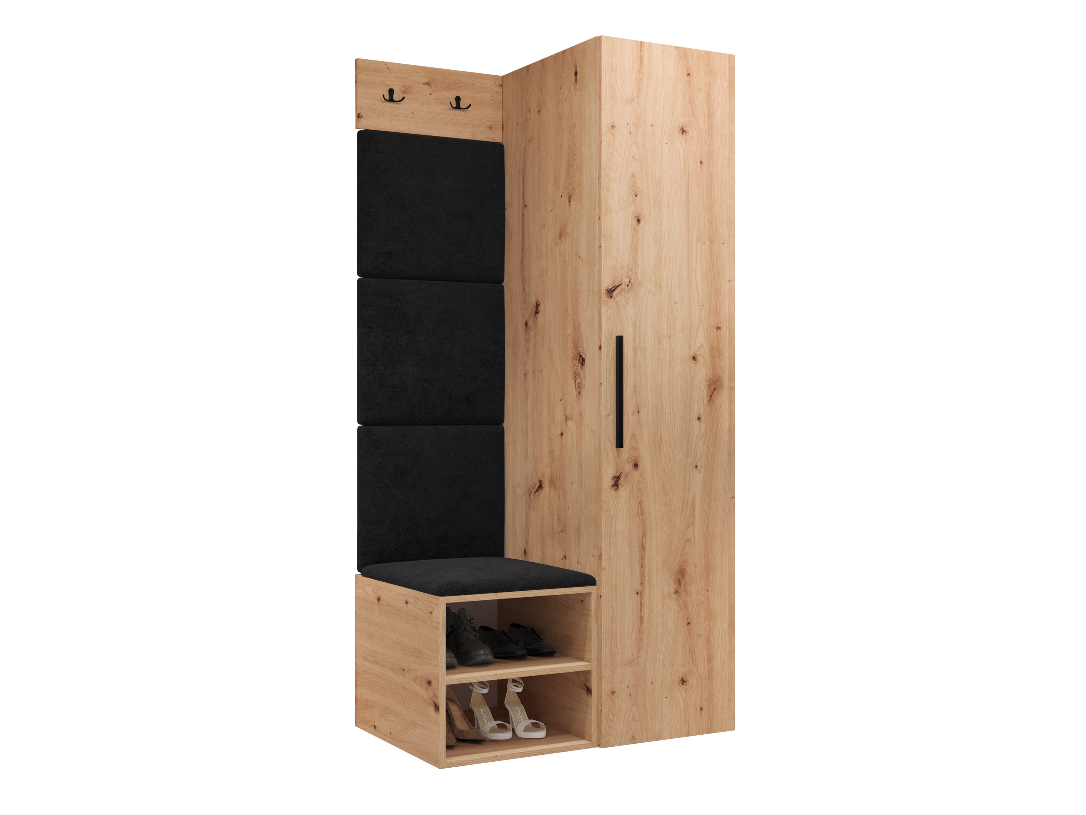 Conjunto para recibidor Hartford 524 (Roble Artisan)