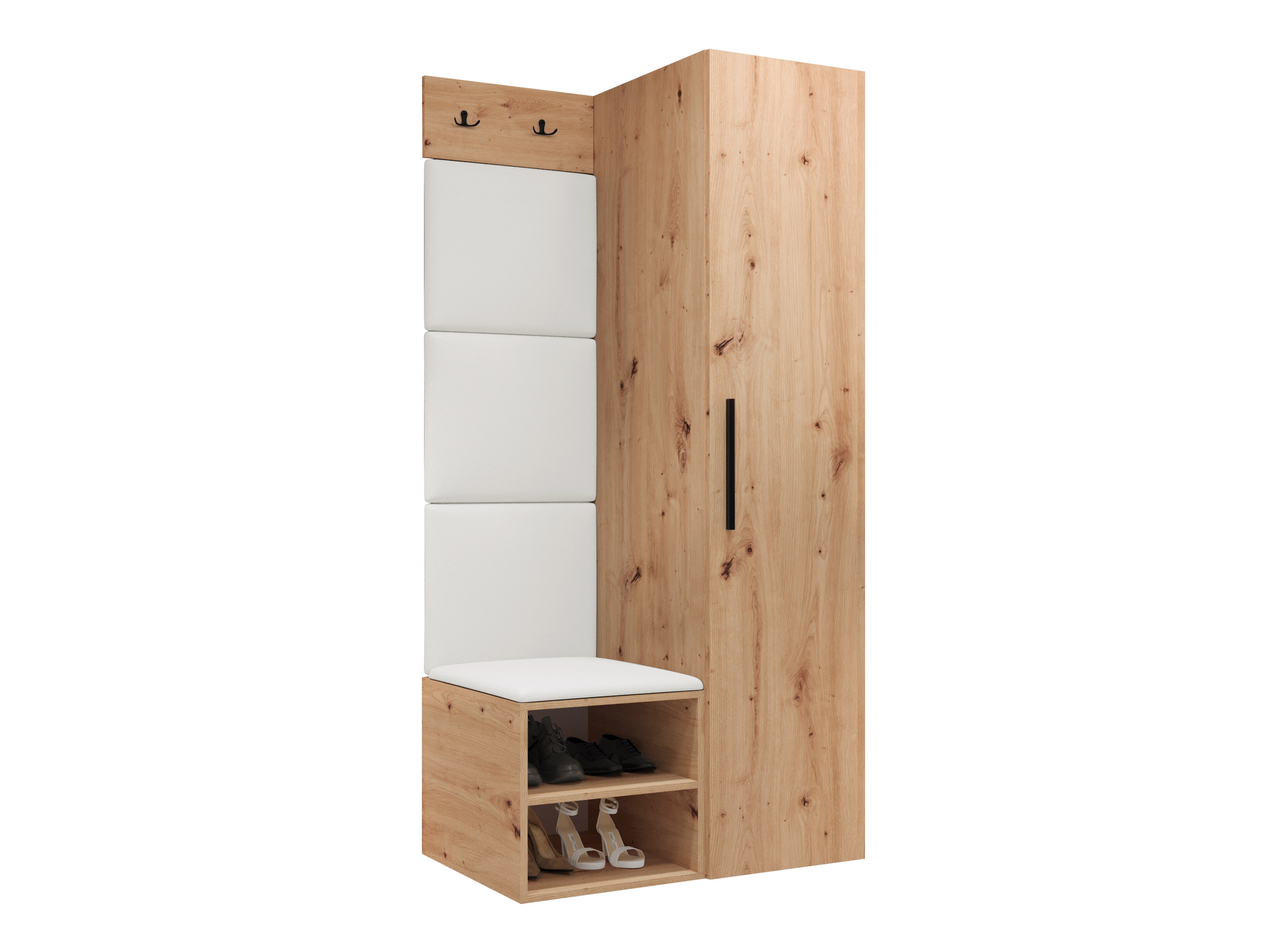 Conjunto para recibidor Hartford 524 (Roble Artisan)