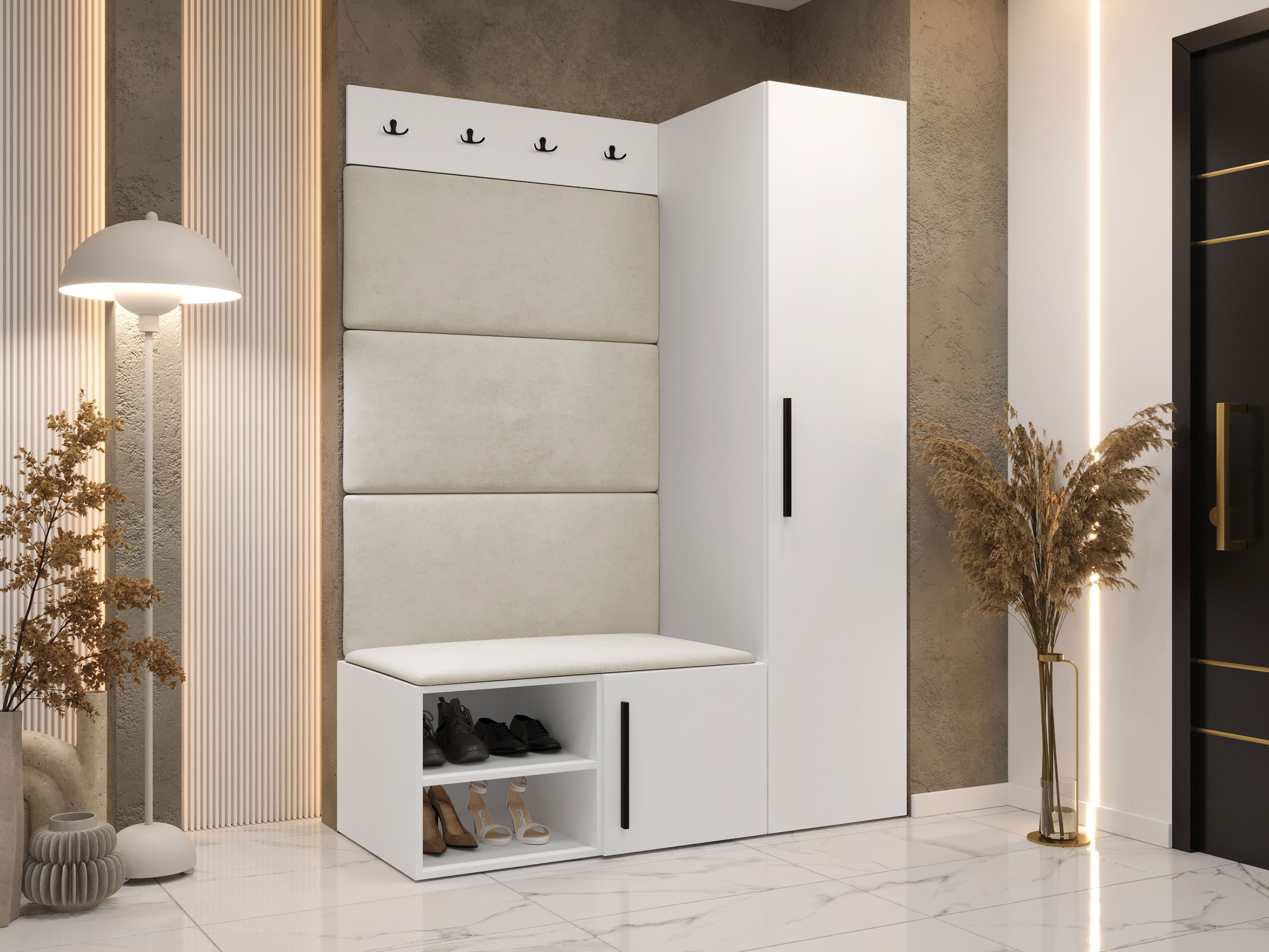 Conjunto para recibidor Hartford 525 (Blanco)