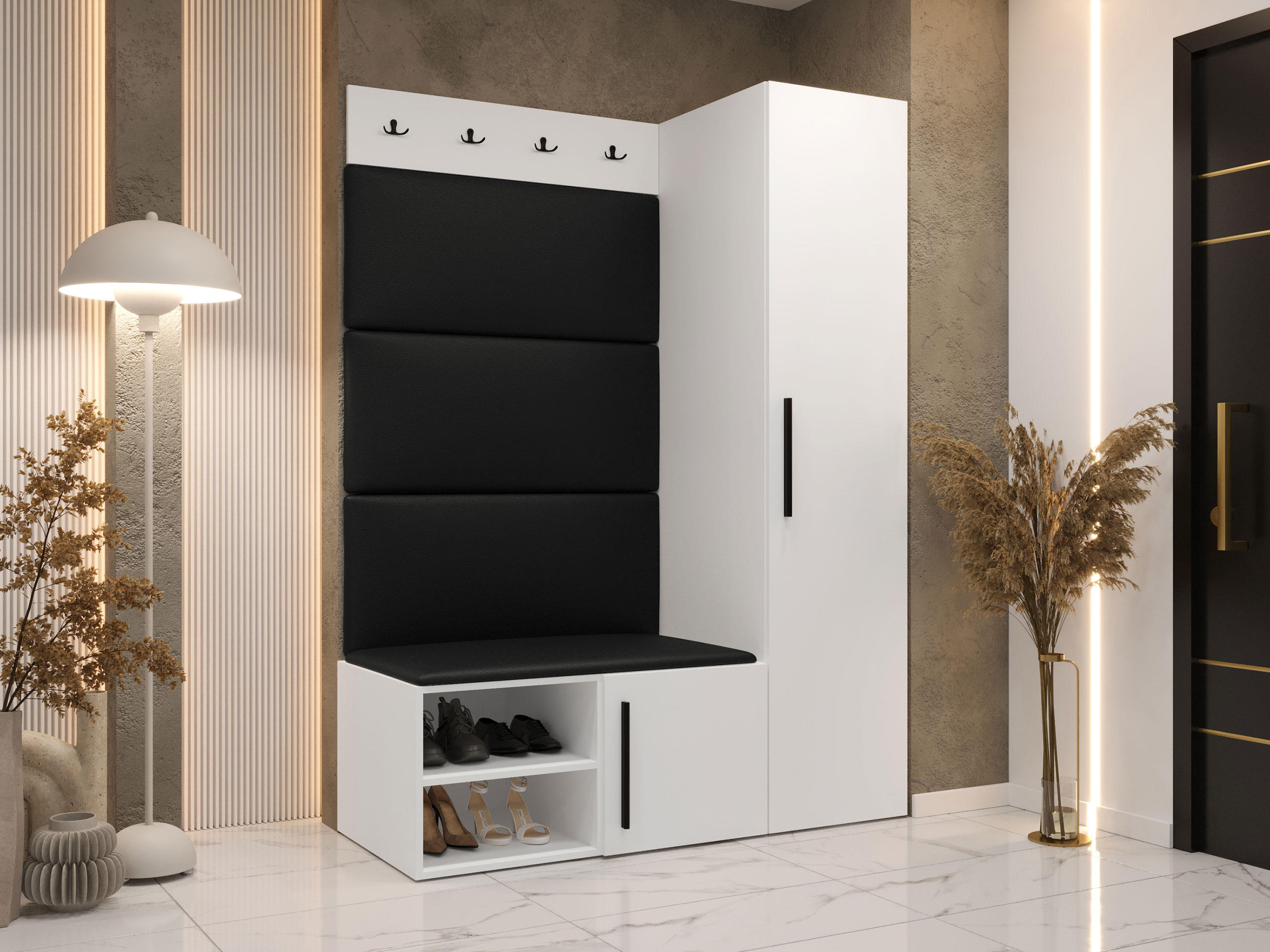 Conjunto para recibidor Hartford 525 (Blanco)