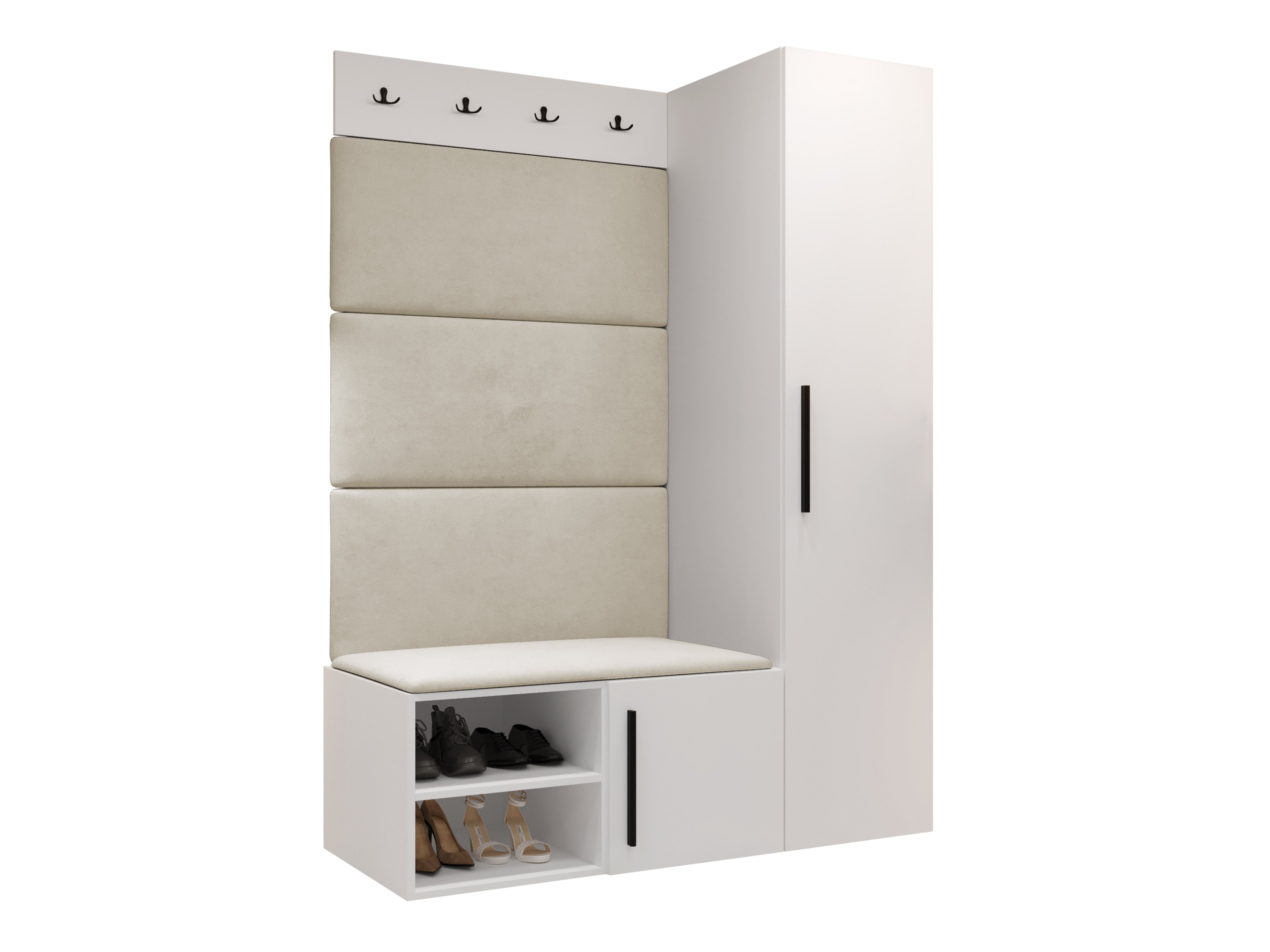 Conjunto para recibidor Hartford 525 (Blanco)