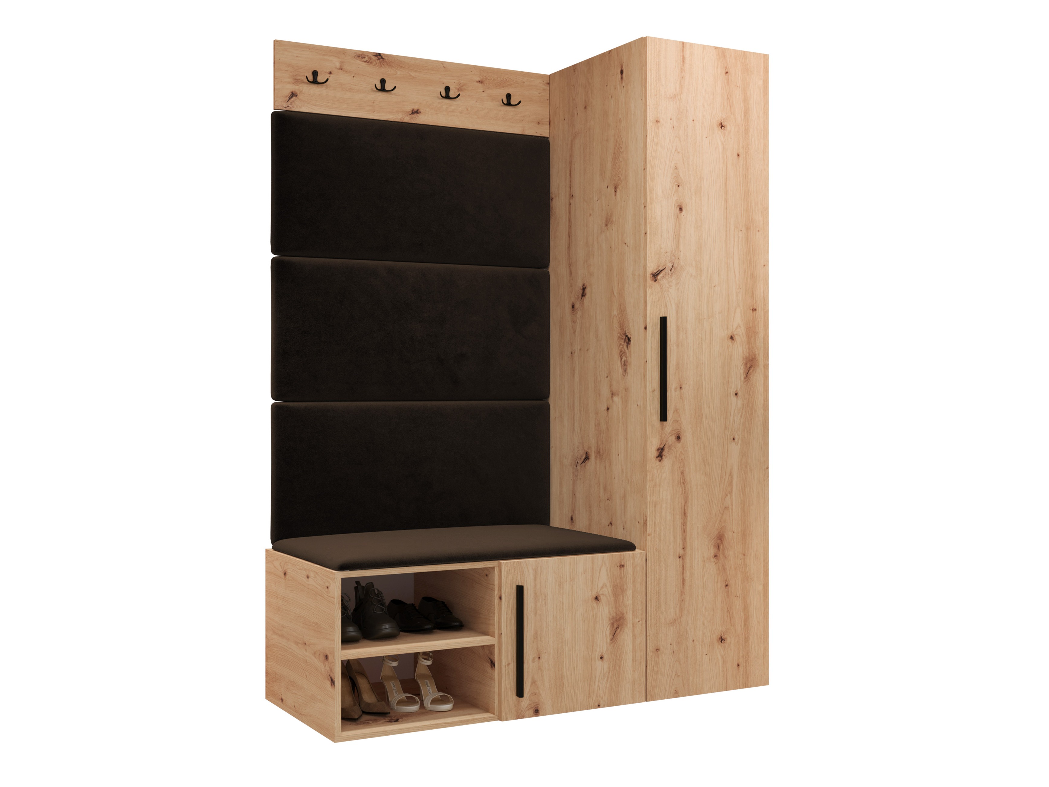 Conjunto para recibidor Hartford 525 (Roble Artisan)