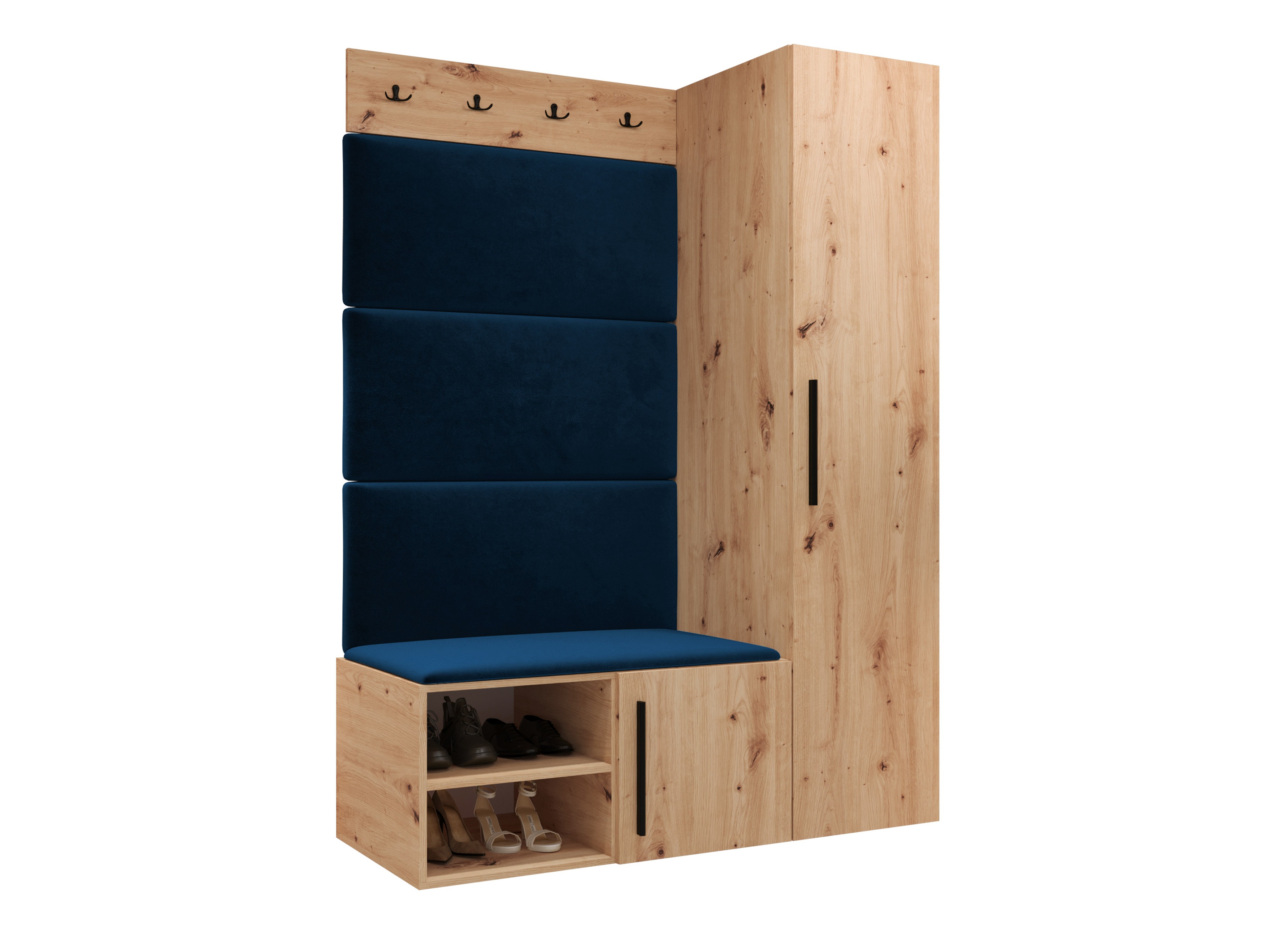 Conjunto para recibidor Hartford 525 (Roble Artisan)