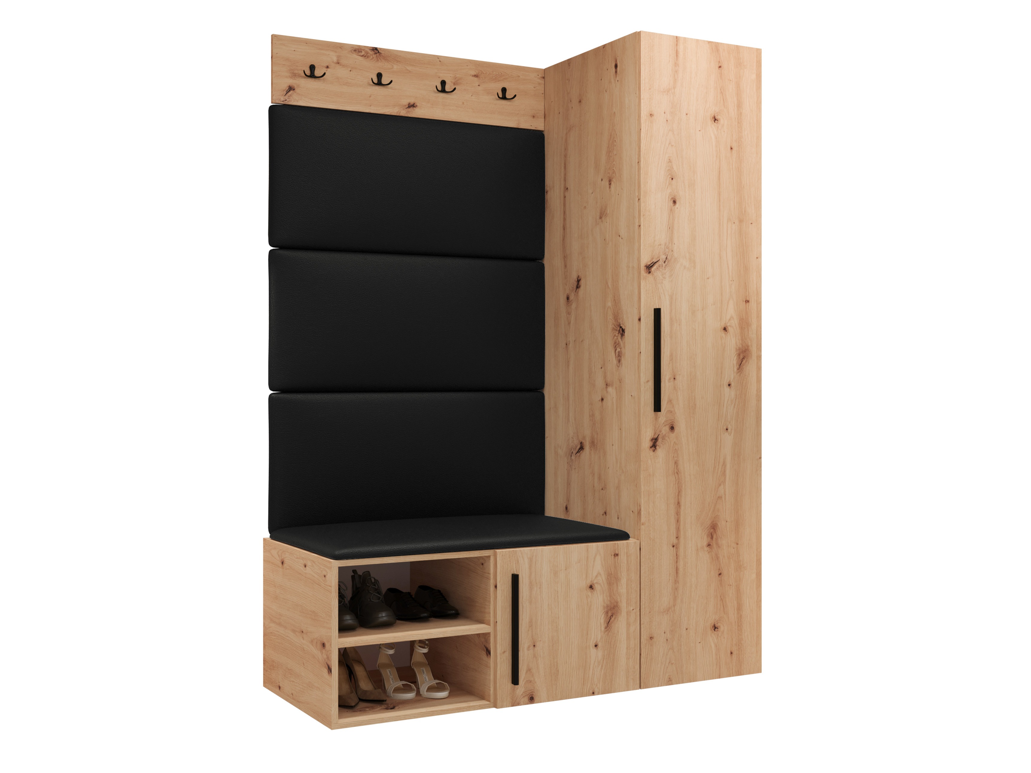 Conjunto para recibidor Hartford 525 (Roble Artisan)