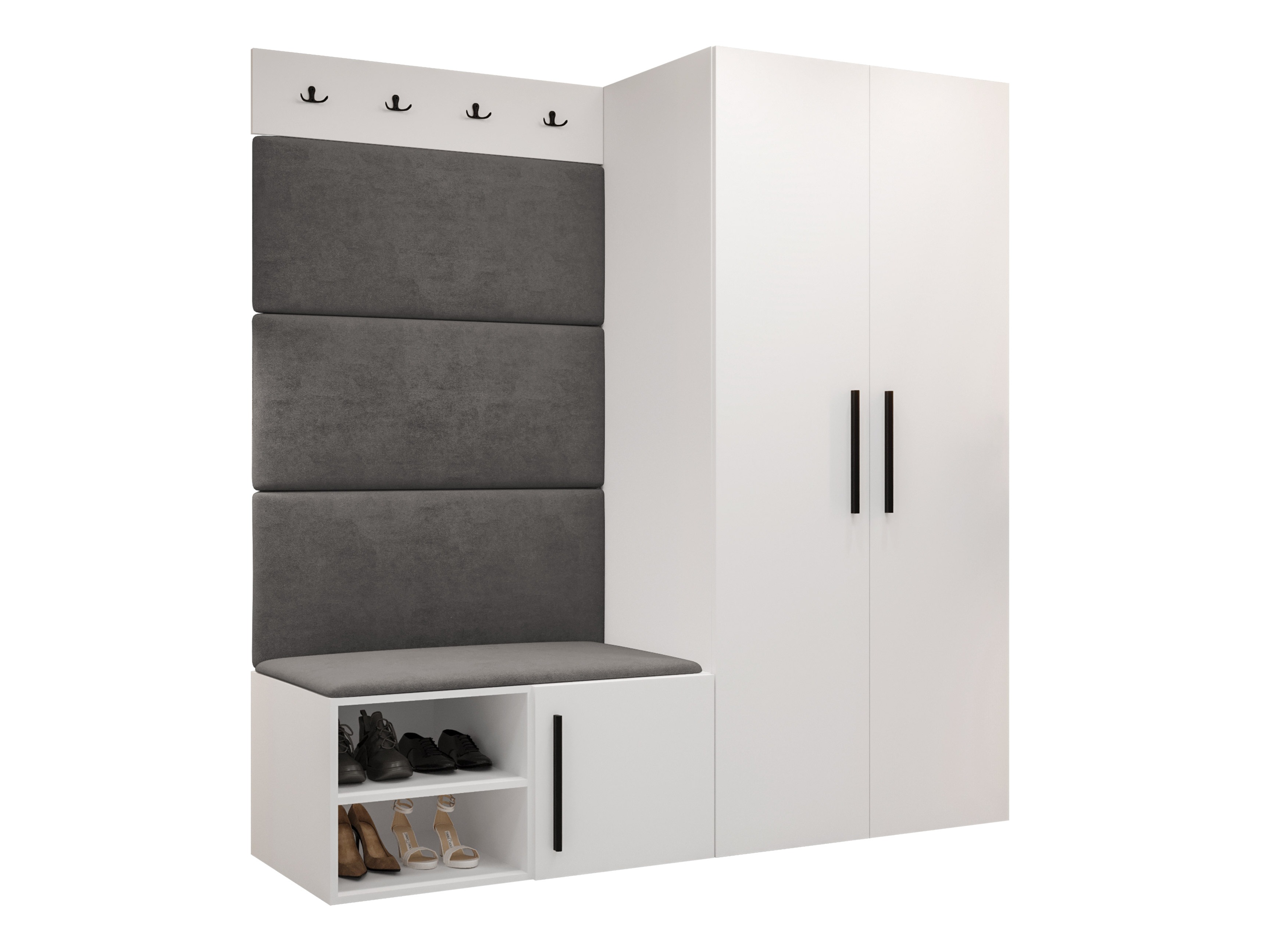 Conjunto para recibidor Hartford 526 (Blanco)