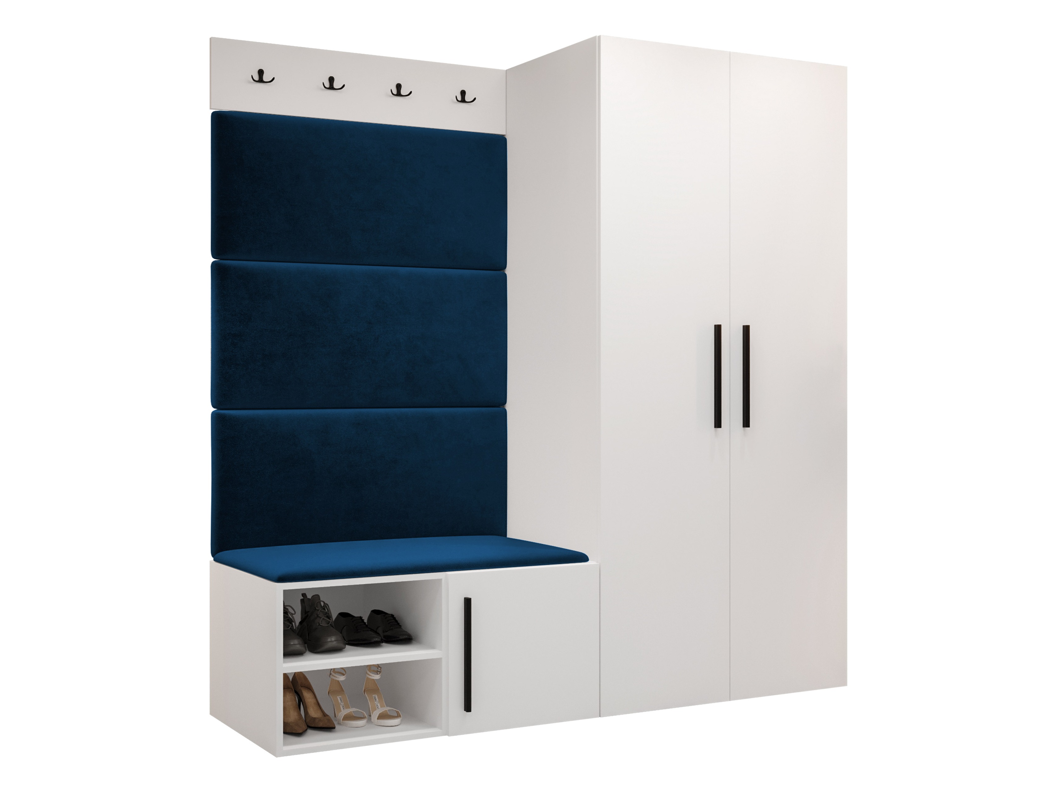 Conjunto para recibidor Hartford 526 (Blanco)