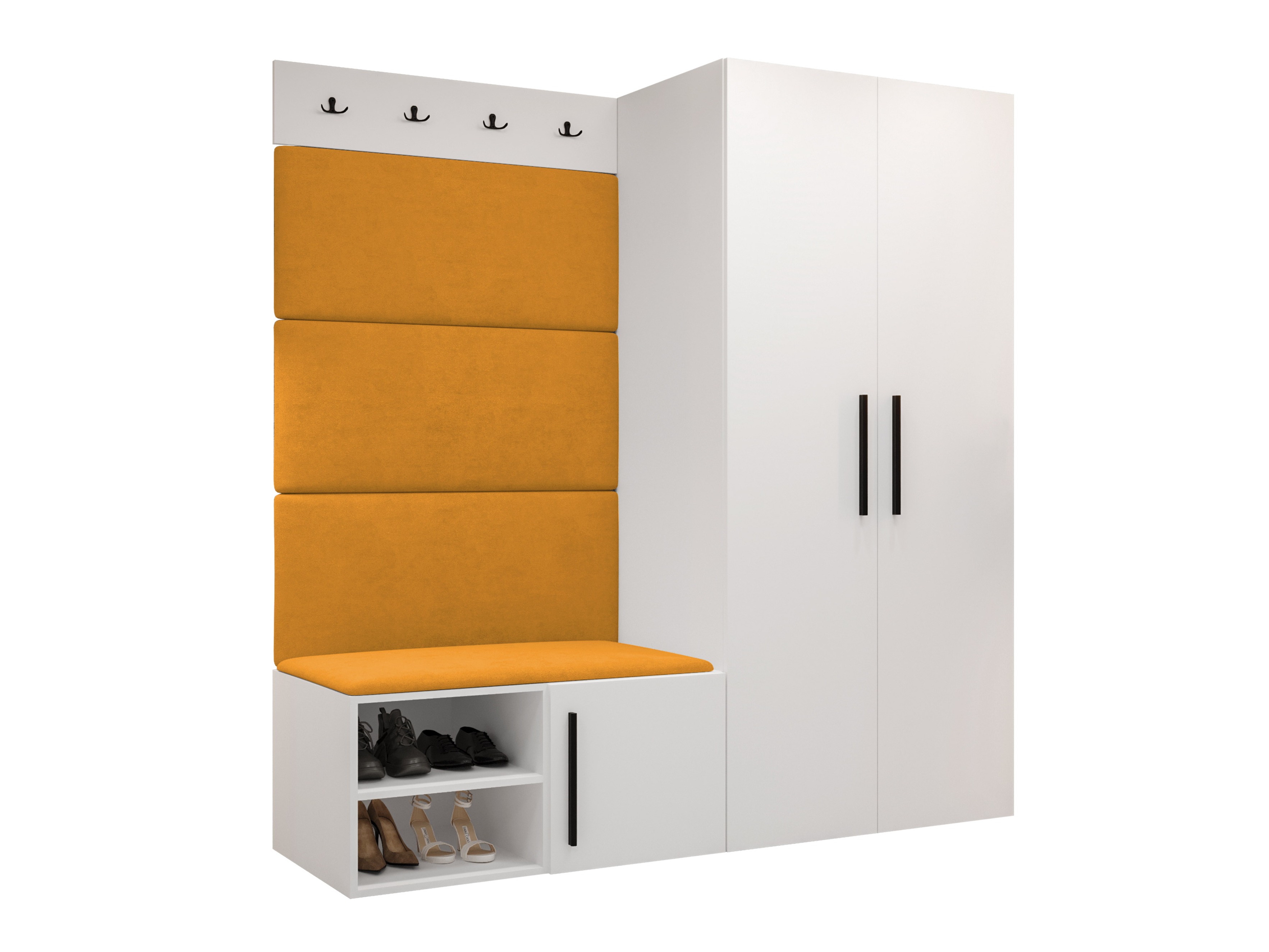 Conjunto para recibidor Hartford 526 (Blanco)