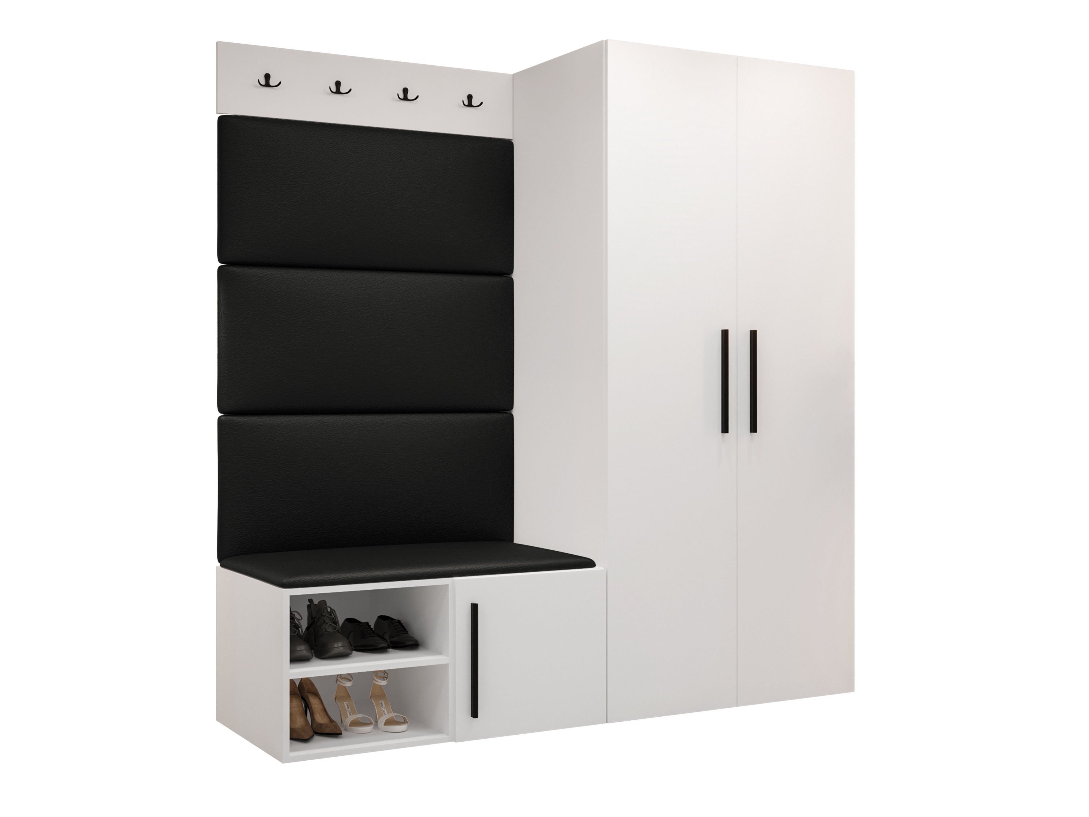 Conjunto para recibidor Hartford 526 (Blanco)