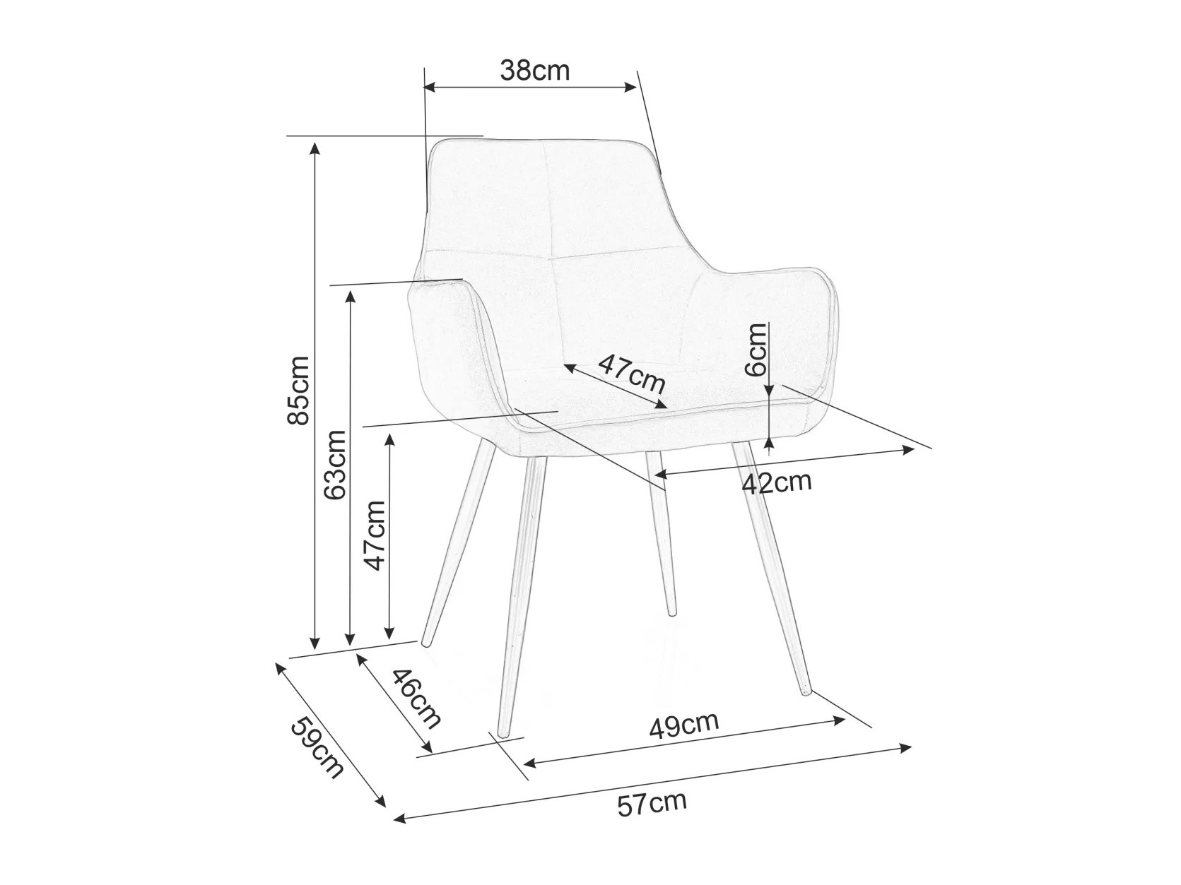 Silla Detroit 812 (Beige)