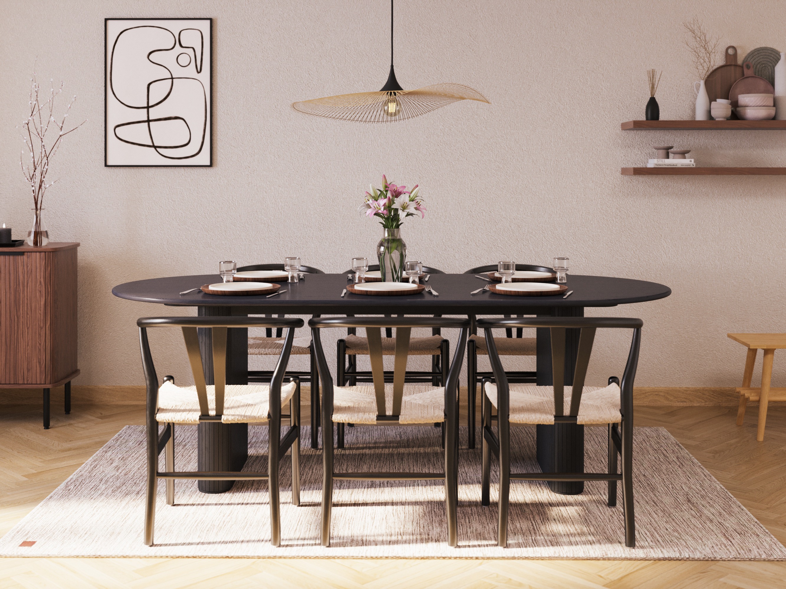 Mesa Tivsoru 103 (Negro)