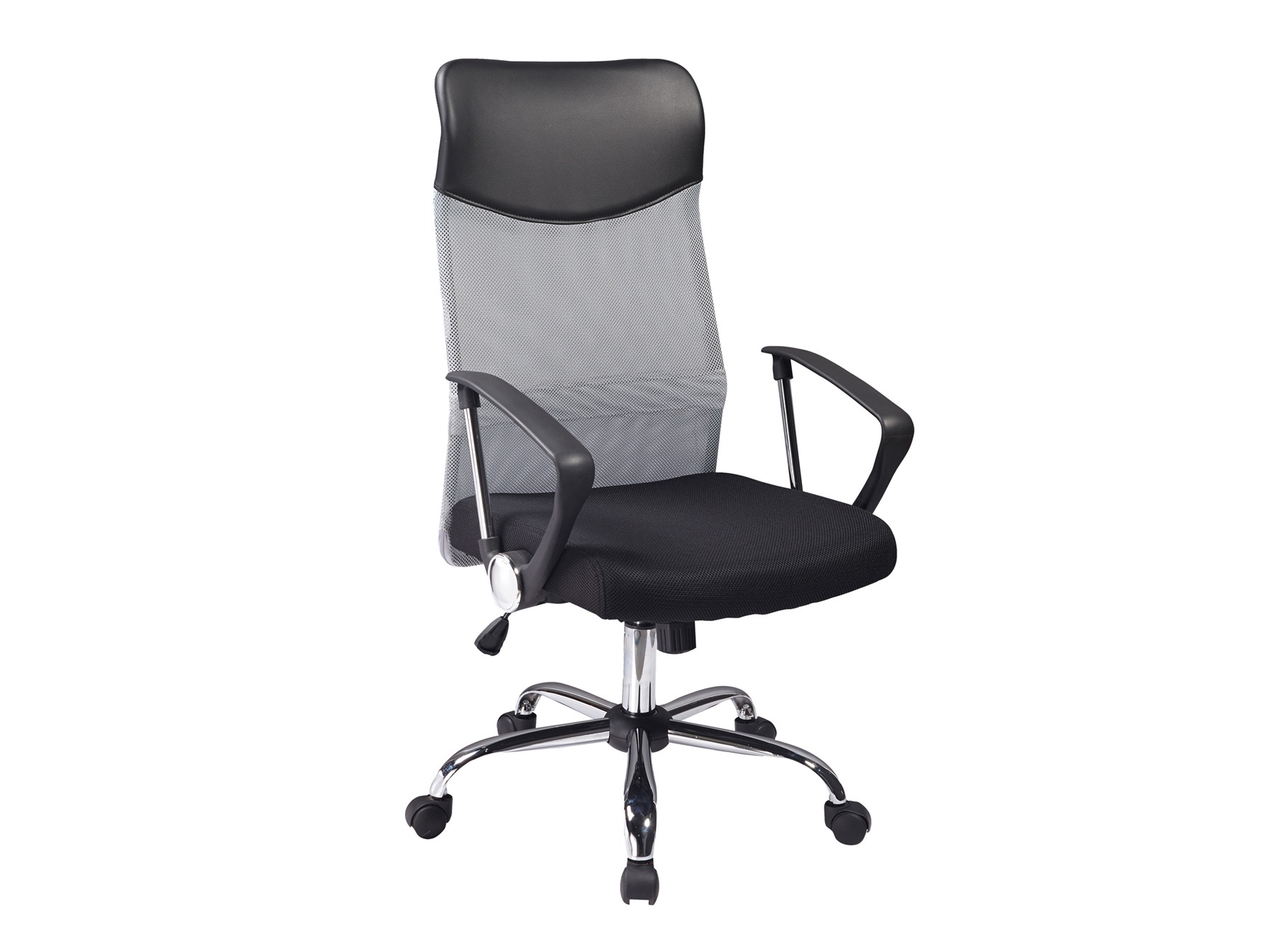 Silla de oficina Detroit 823 (Negro + Gris)