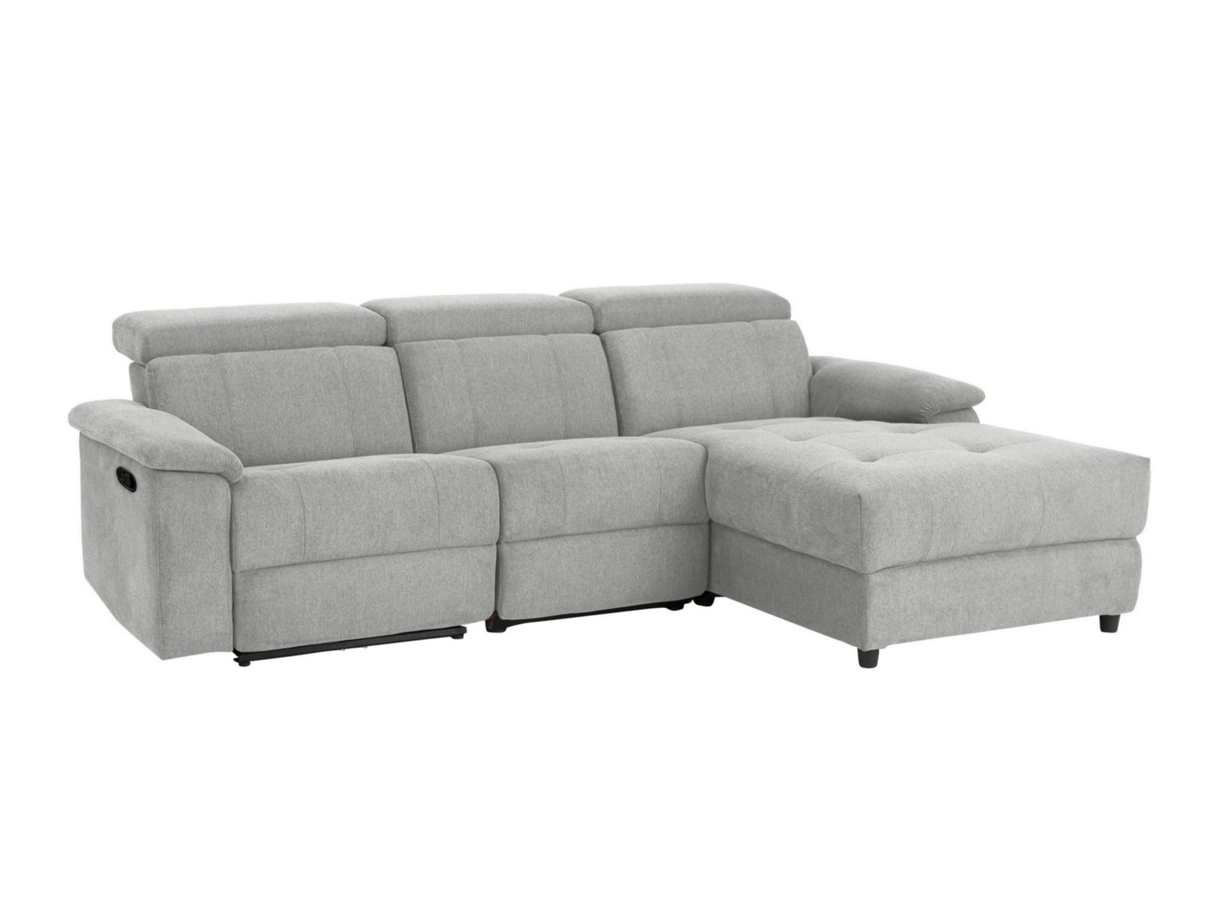 Sillón reclinable de ángulo suave Denton 1503 (Gris claro)
