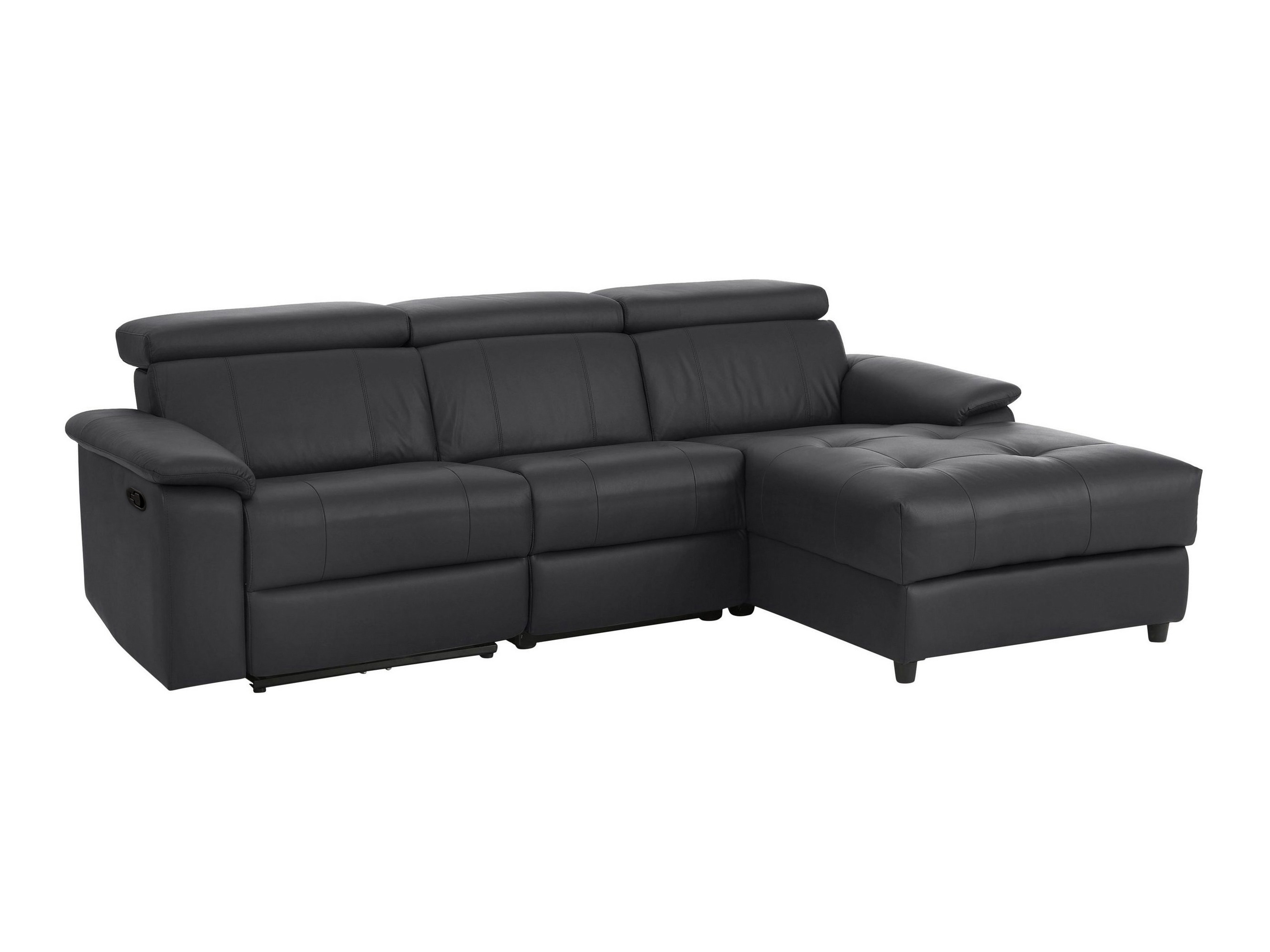 Sillón reclinable de ángulo suave Denton 1503 (Negro)