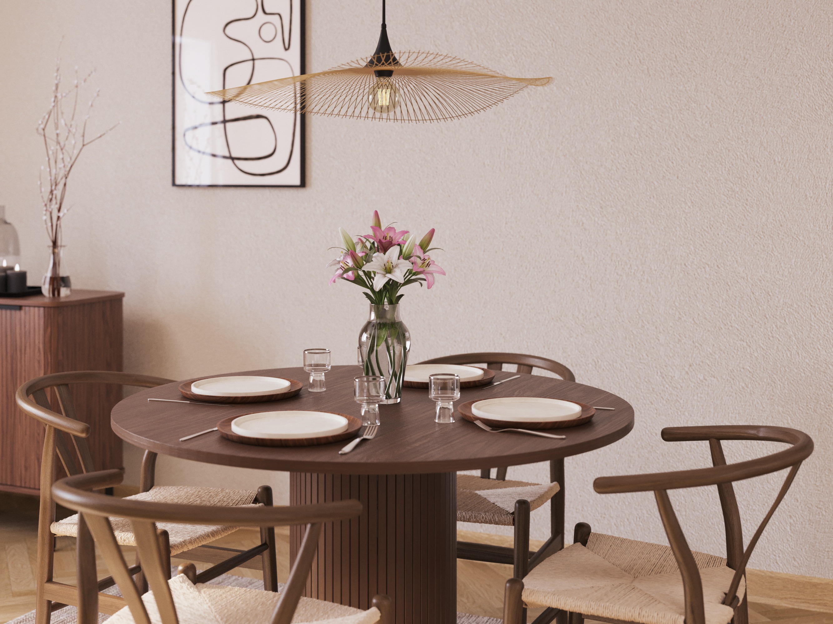 Conjunto de comedor Tivsoru 119