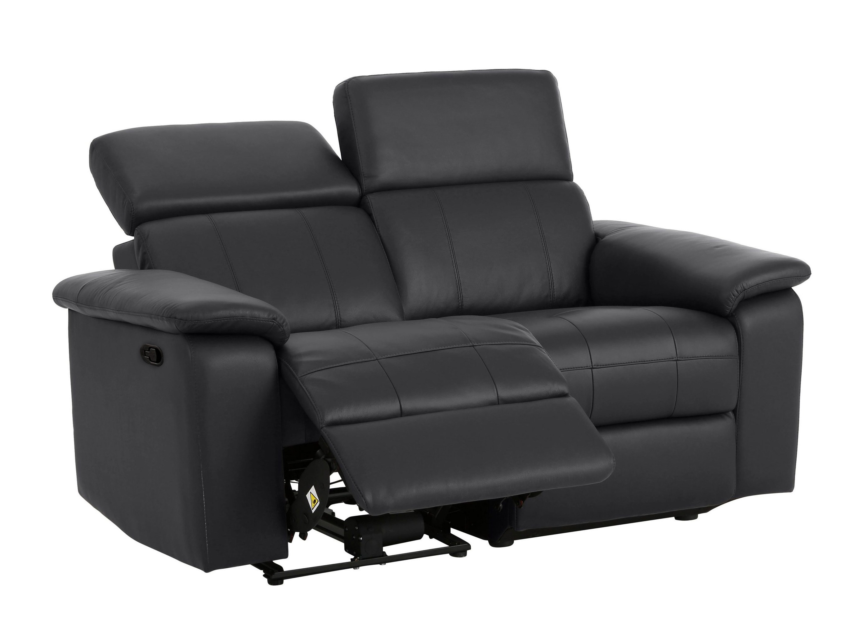 Sofá reclinable Denton 1504 (Negro)
