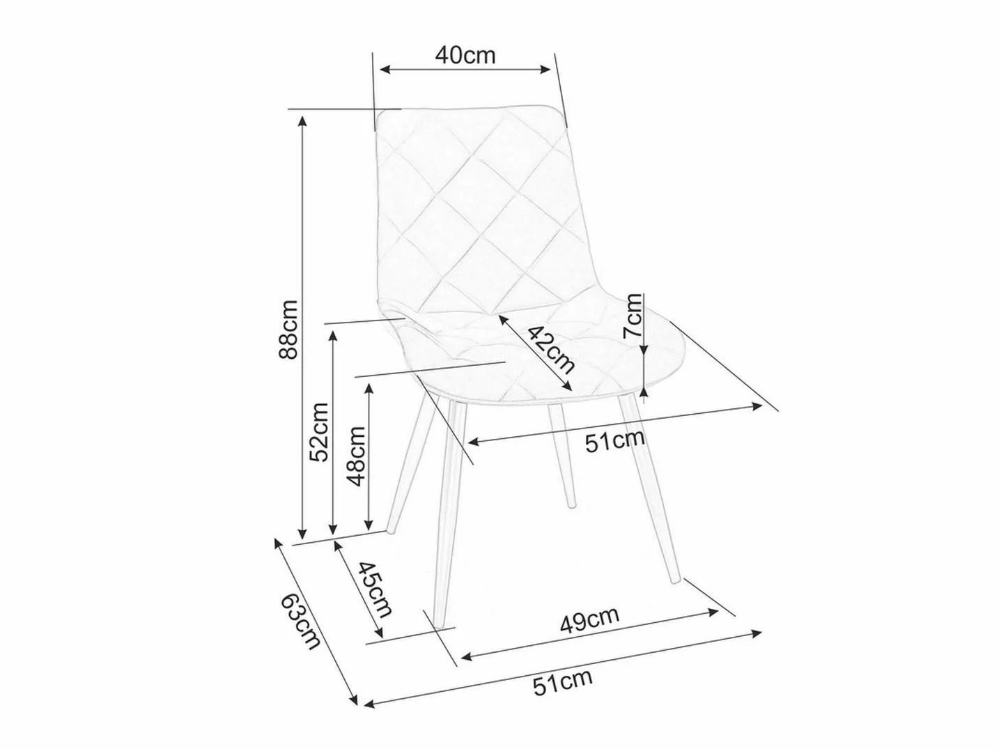 Silla Detroit 836 (Verde)