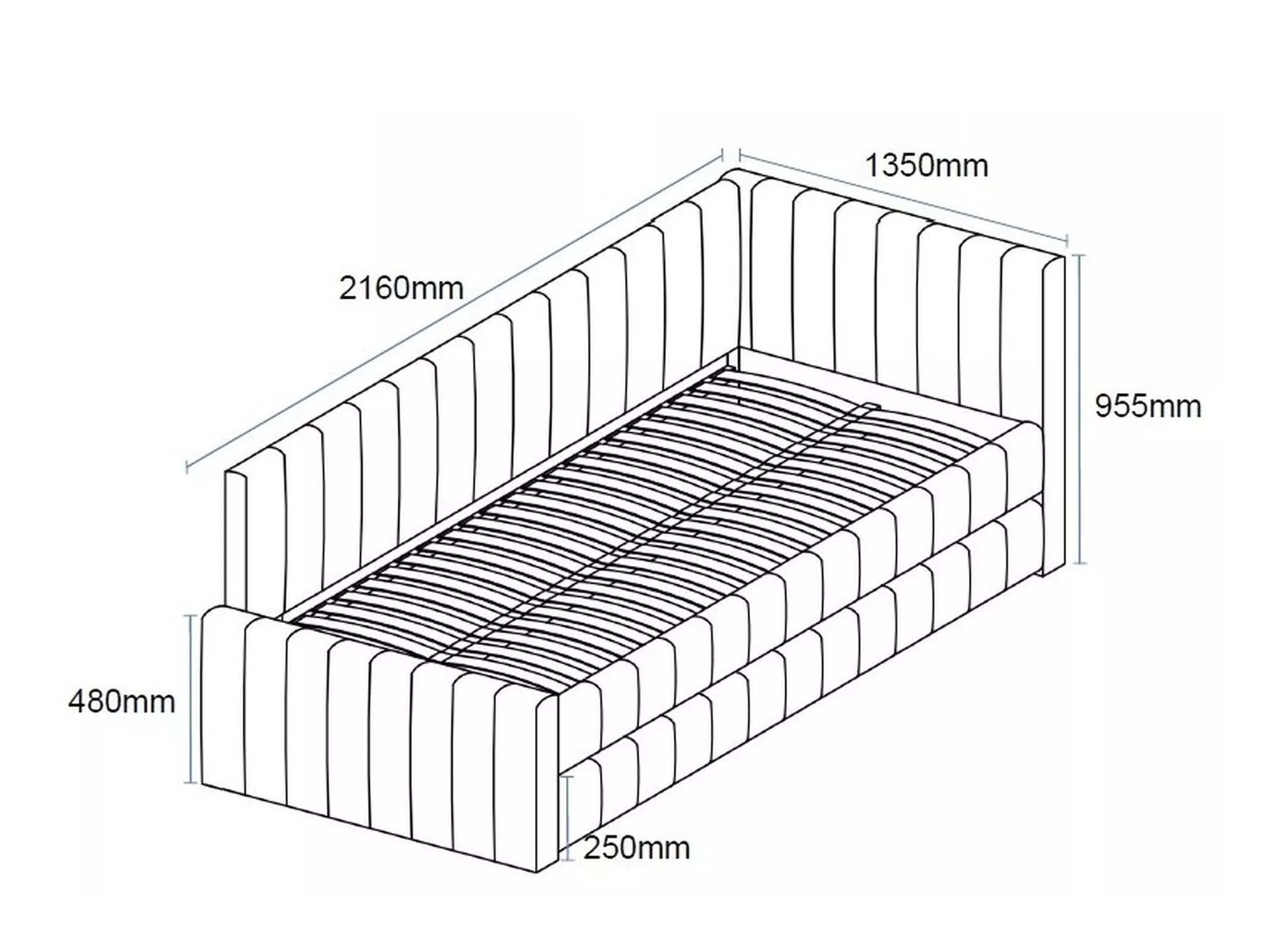 Cama Detroit 855 (Bluvel 40)