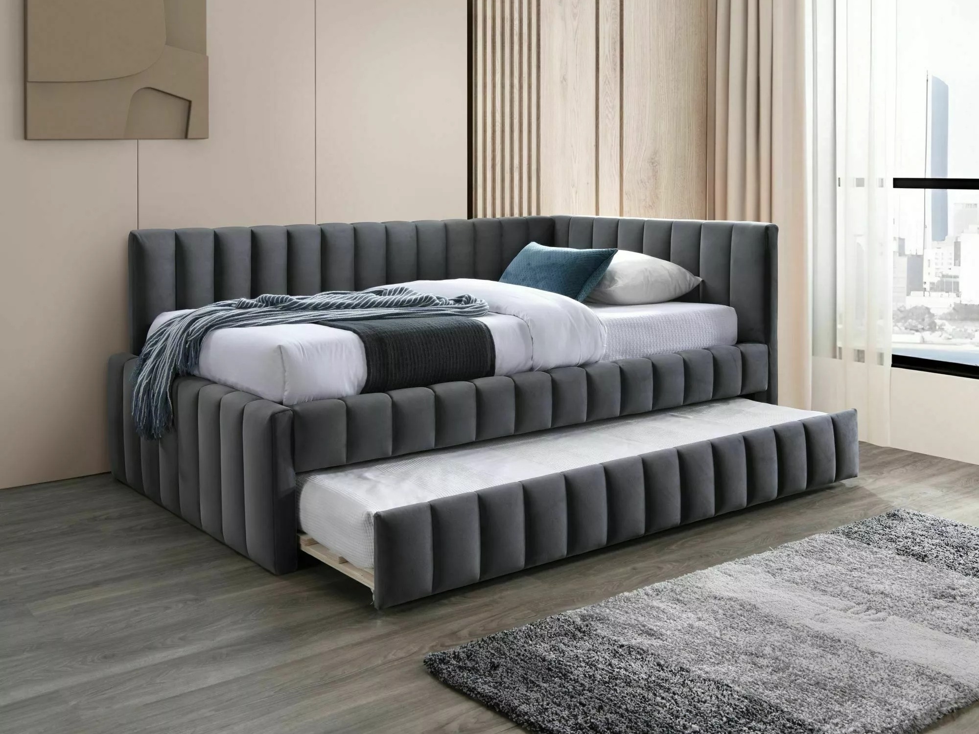 Cama Detroit 855 (Gris)