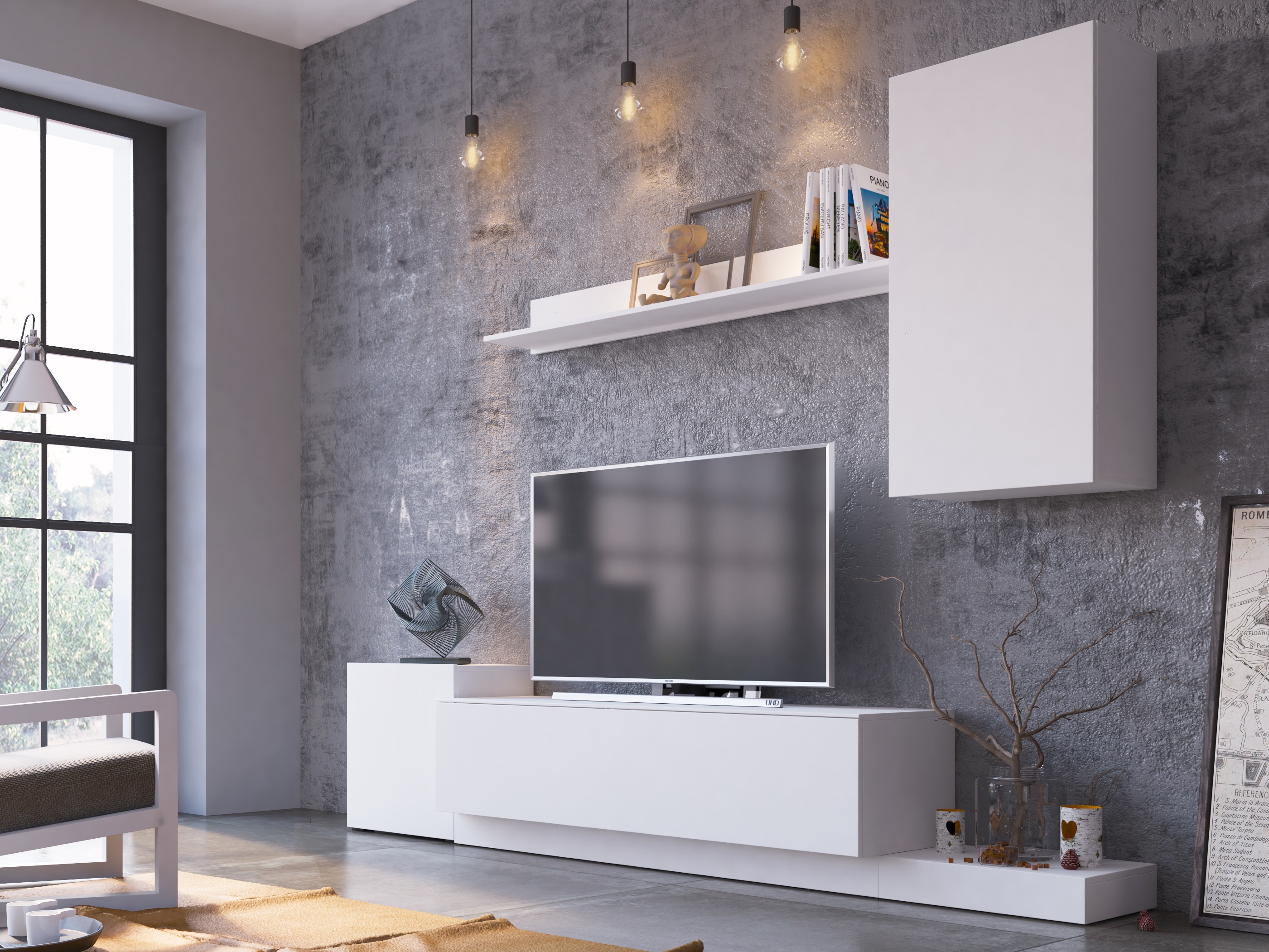 Conjunto de salón Ontario 158 (Blanco)