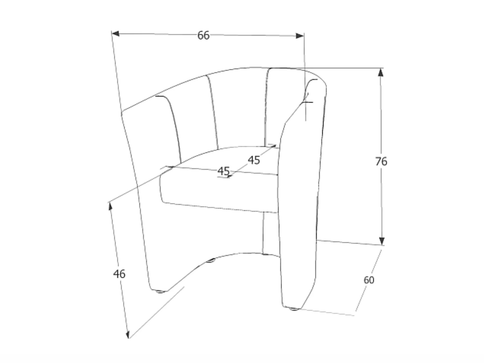 Sillón Detroit 854 (Rojo)