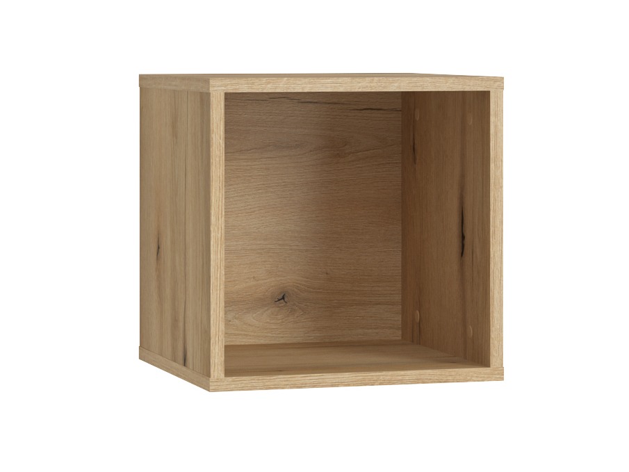 Estantería de pared Virnolu 101 (Roble)