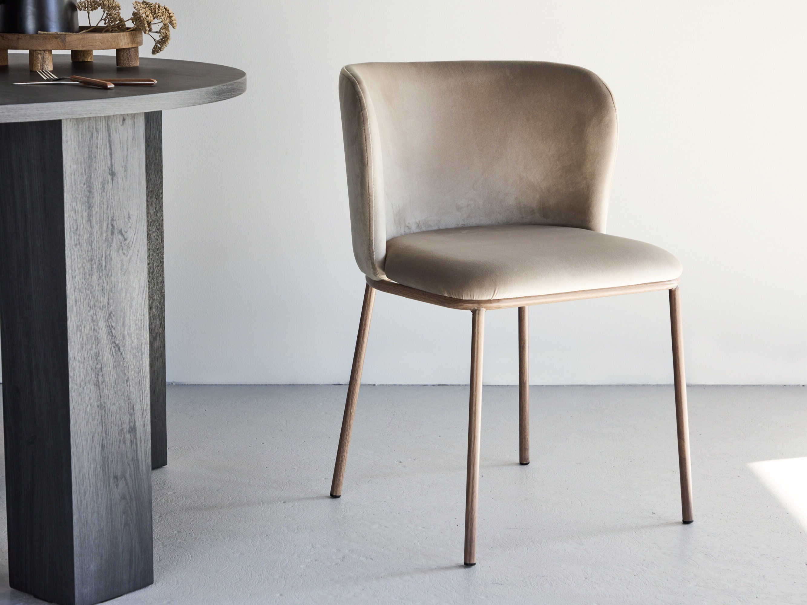 Silla Dallas 4694 (Beige + Marrón)