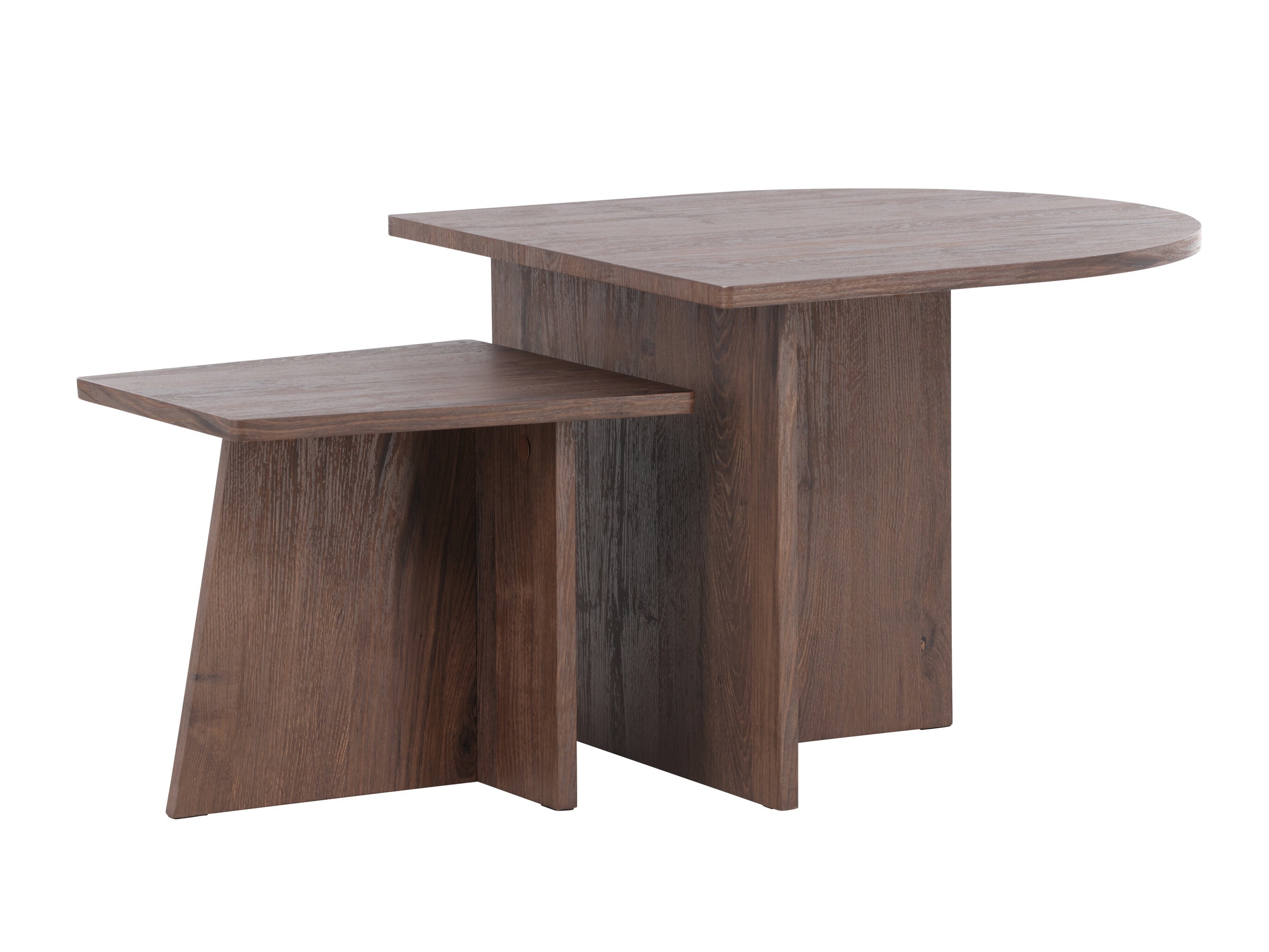 Conjunto mesa de centro Dallas 4880 (Marrón oscuro)