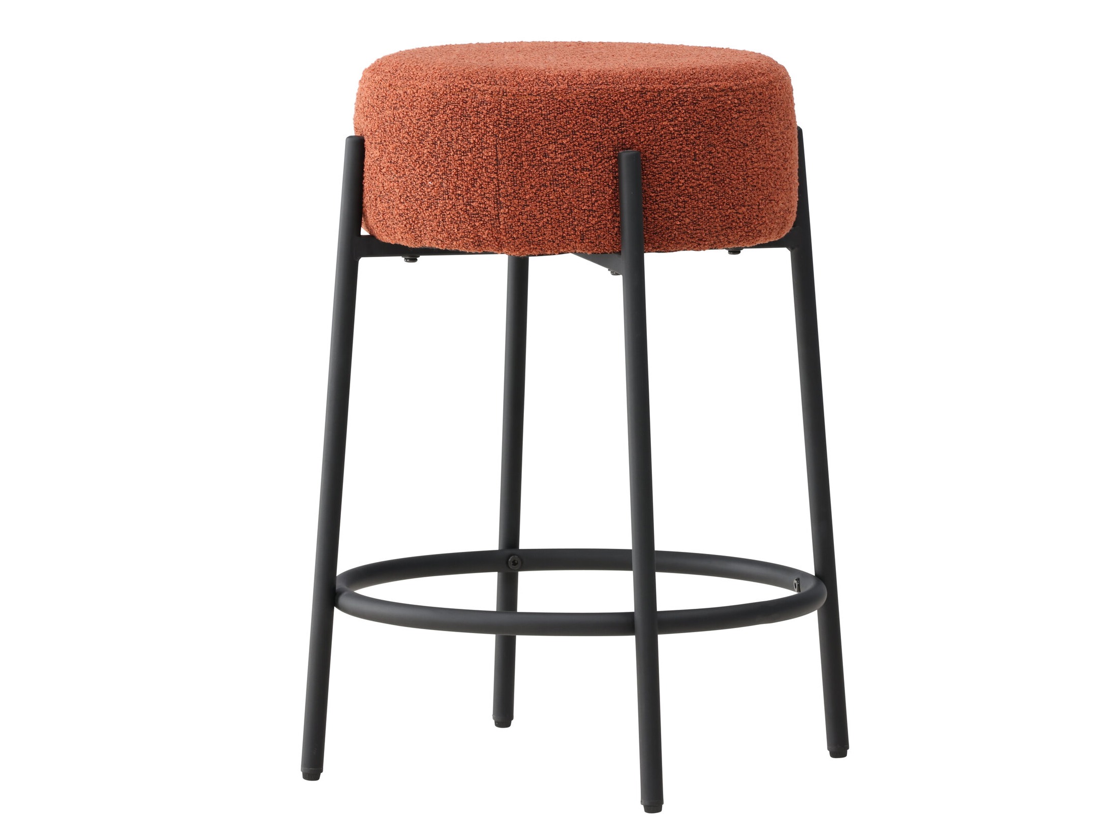 Silla de barra Dallas 4891 (Negro + Rojo)